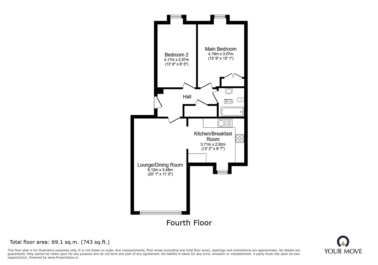 Palgrave Road, Bedford floorplan