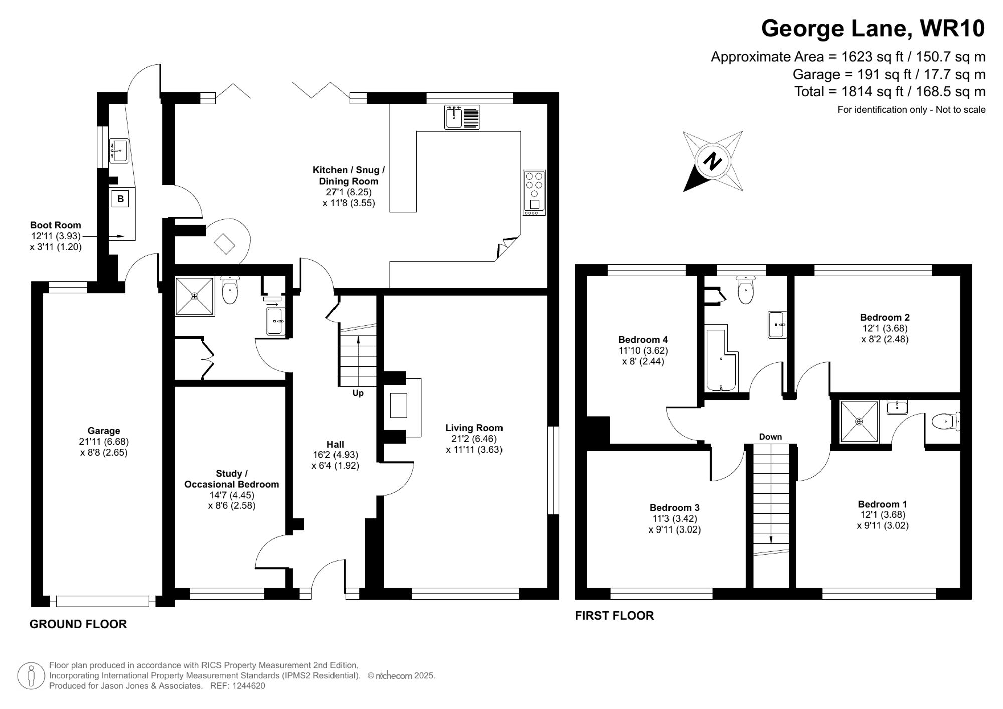 Rowan House George Lane, Pershore floorplan
