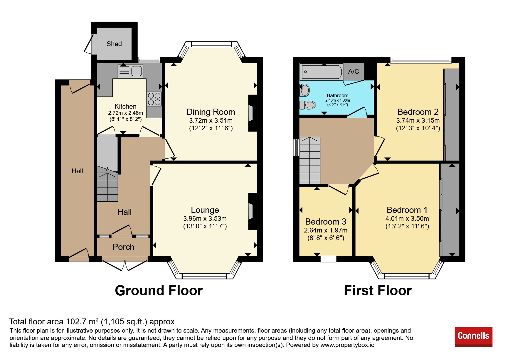 29, Homeway Road, Leicester floorplan