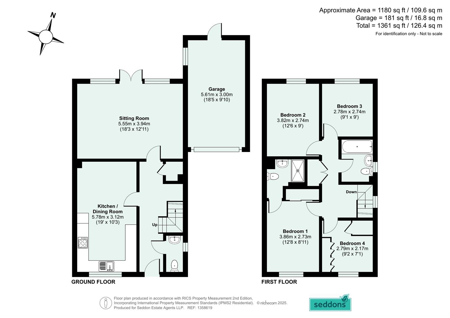 4, Churchills Rise, Cullompton floorplan