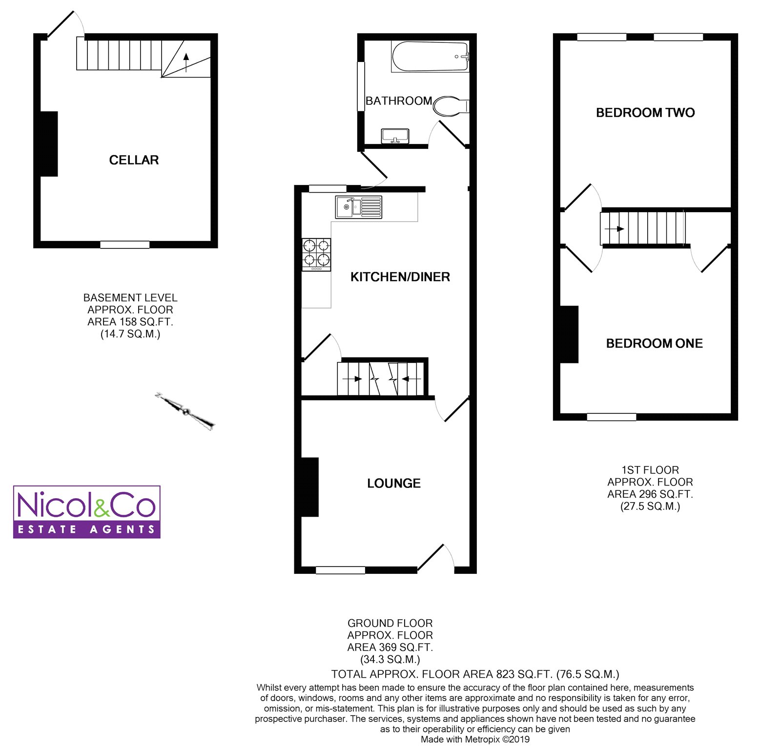 2 Bedrooms End terrace house for sale in Lansdowne Street, Worcester, Worcestershire WR1