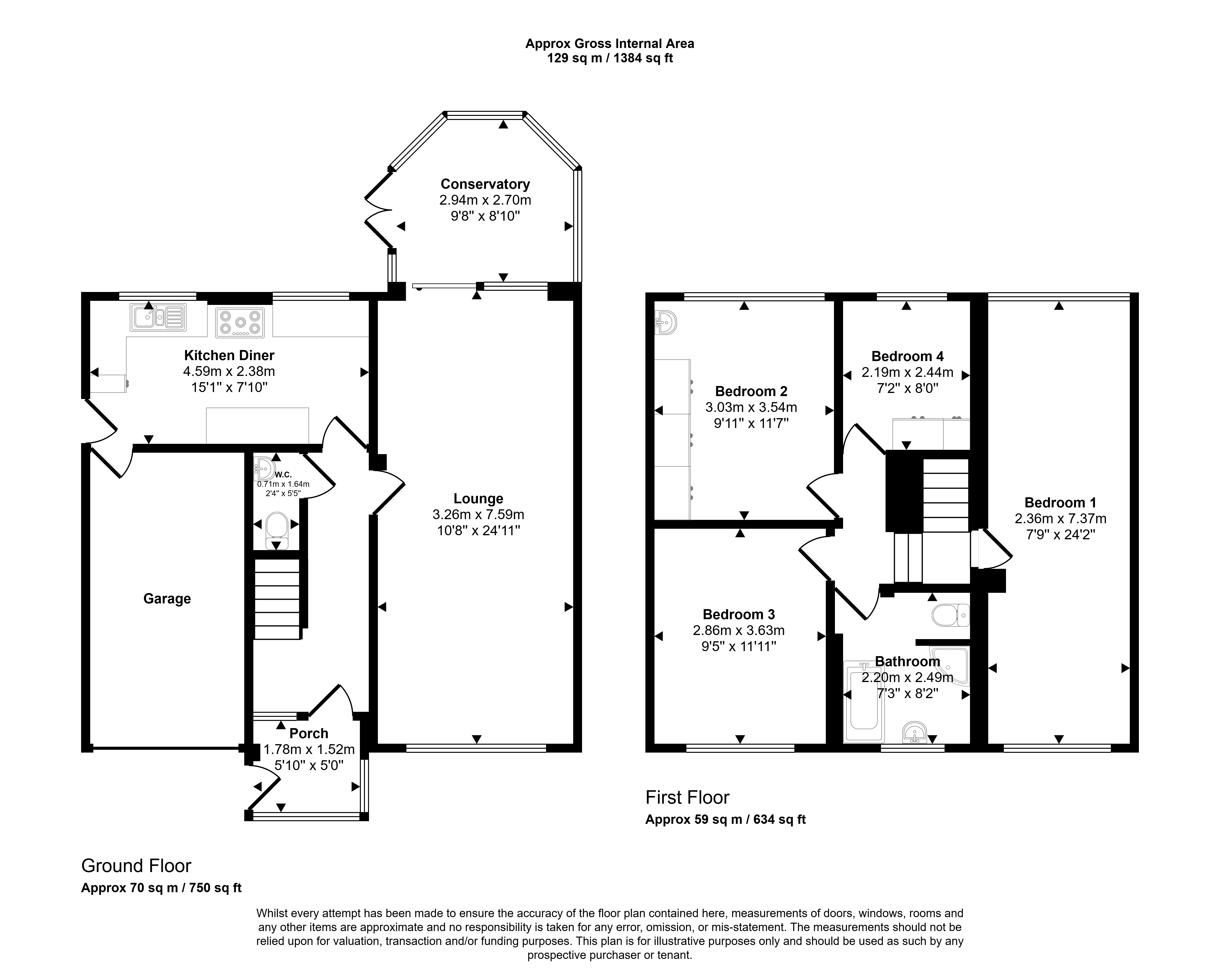 47, Chantry Road, Stockport floorplan