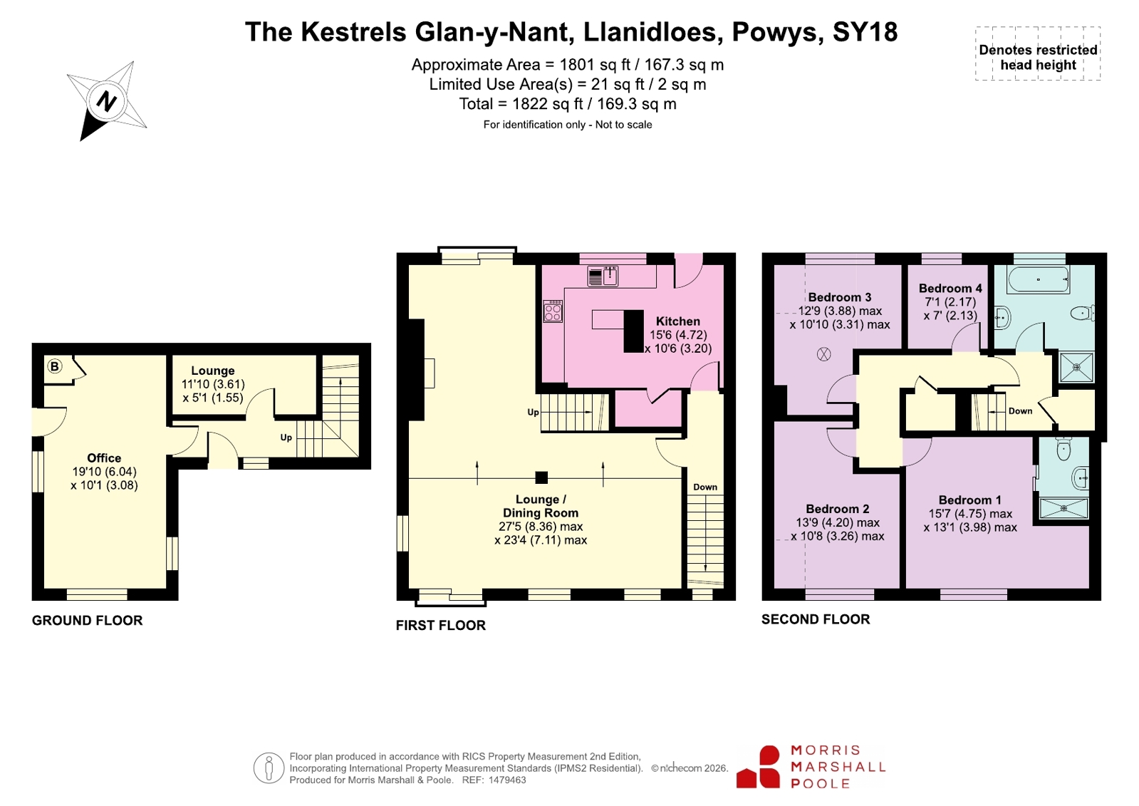 The Kestrels,, Glan-y-Nant, Powys floorplan