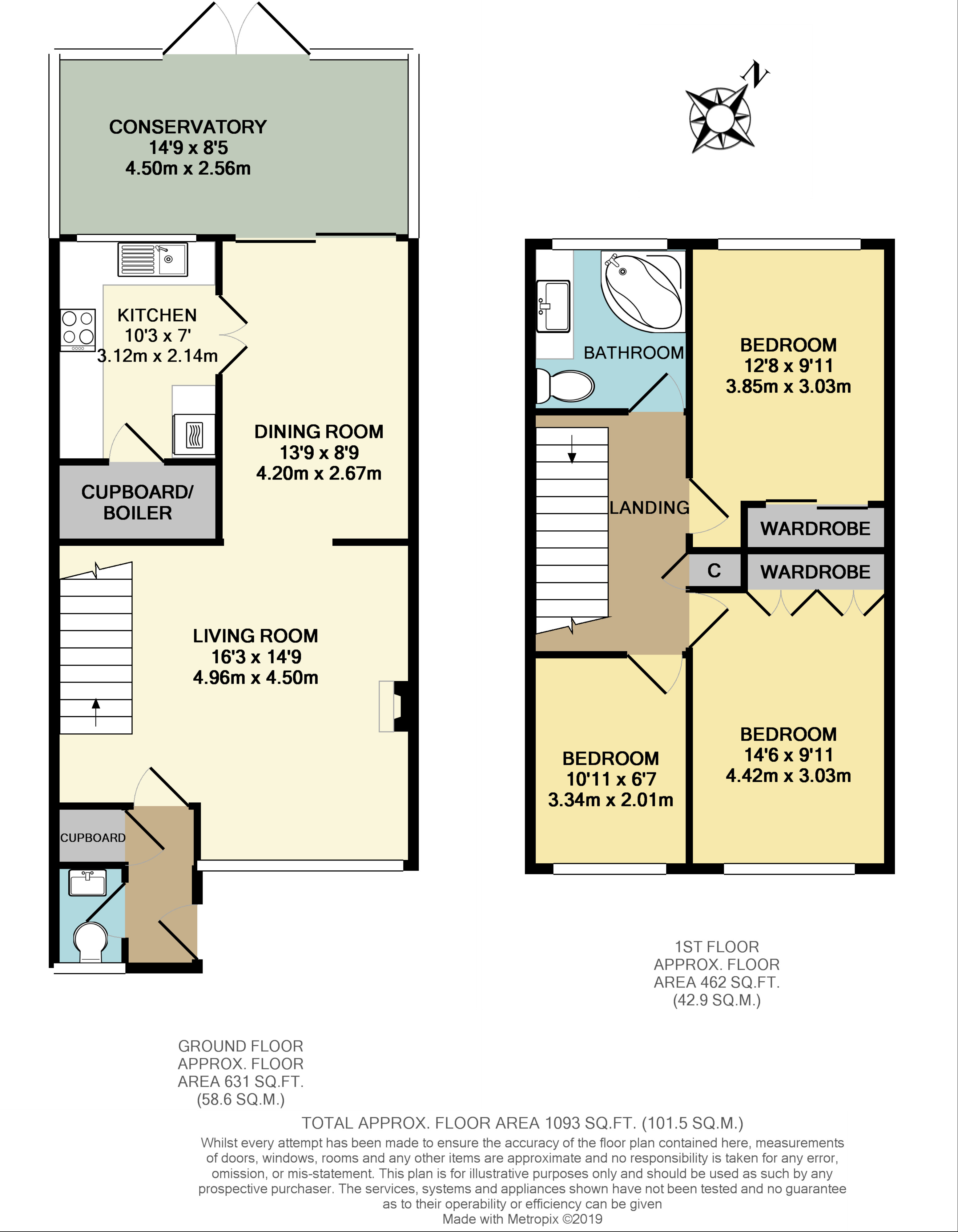 3 Bedrooms End terrace house for sale in Thames Meadow, West Molesey KT8