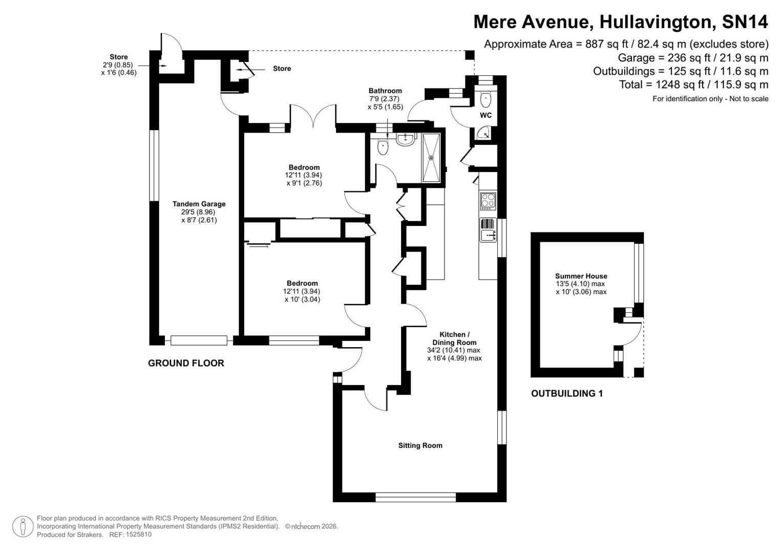 2, Mere Avenue, Hullavington floorplan