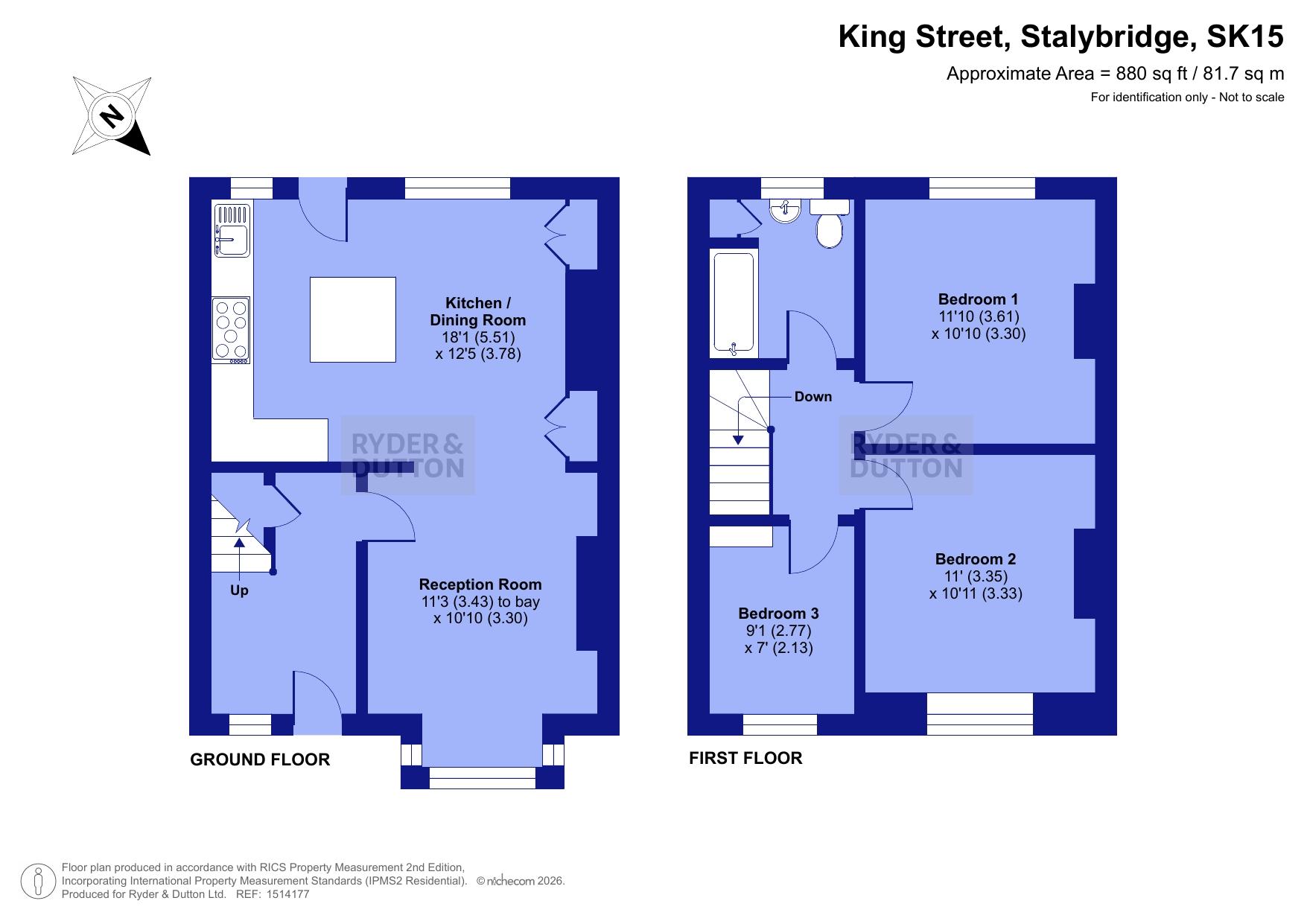 17, King Street, Greater Manchester floorplan