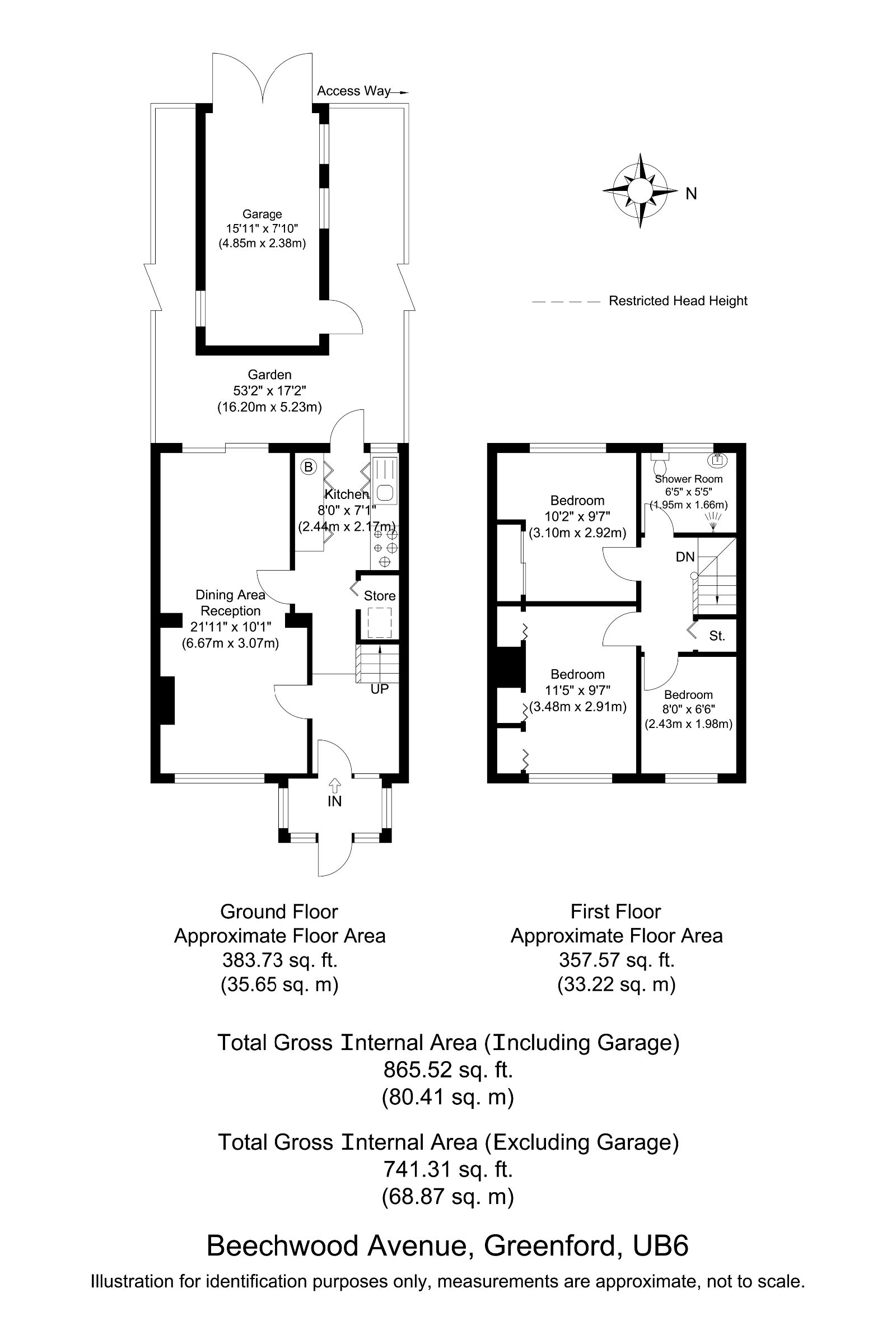 101 Beechwood Avenue, Greenford floorplan