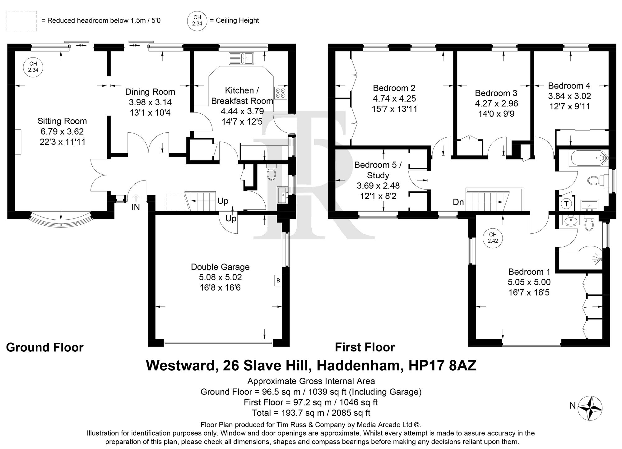 Westward, 26, Slave Hill, Haddenham floorplan