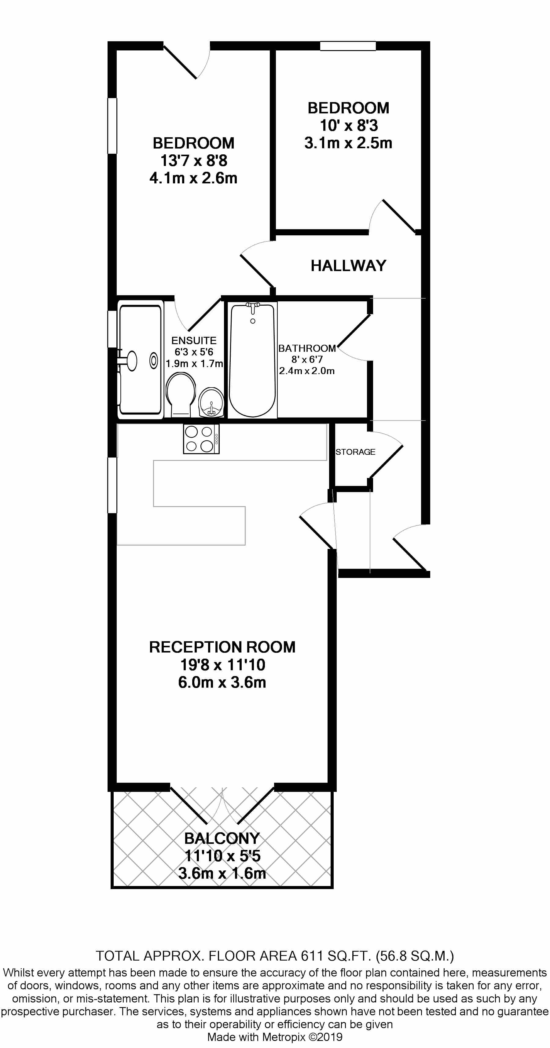 2 Bedrooms Flat for sale in Coombe Road, Croydon CR0