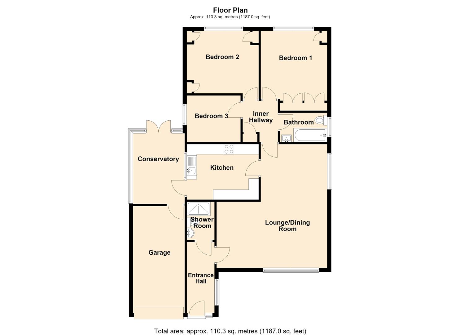 9, Draycott Avenue, Hornsea floorplan