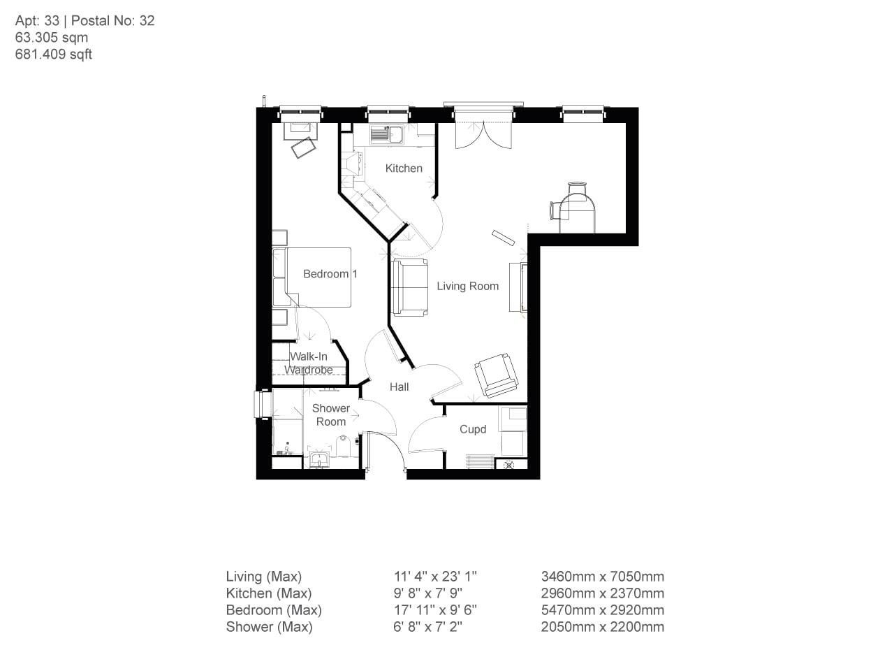 32, Cockermouth floorplan
