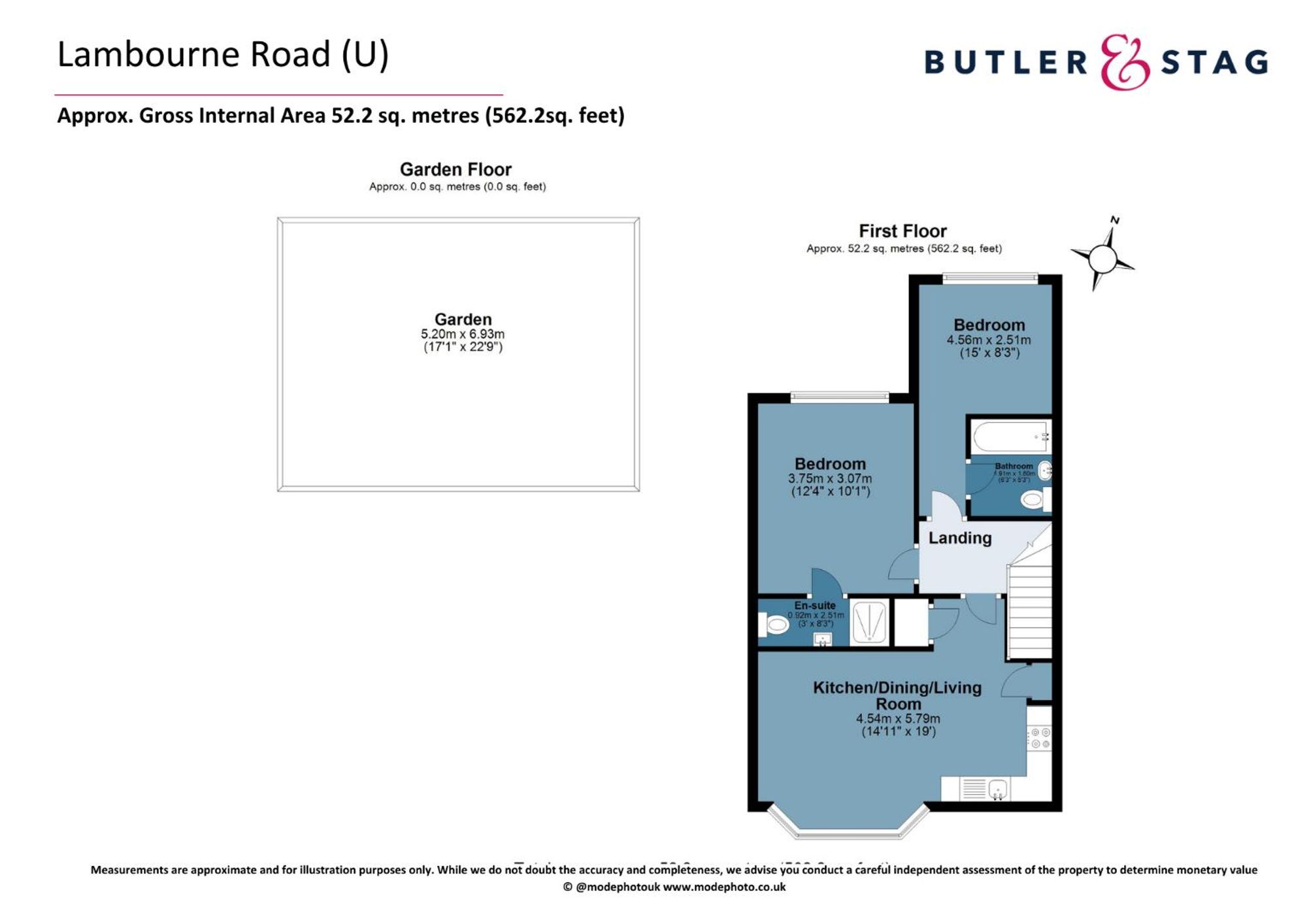 45b, Lambourne Road, Chigwell floorplan