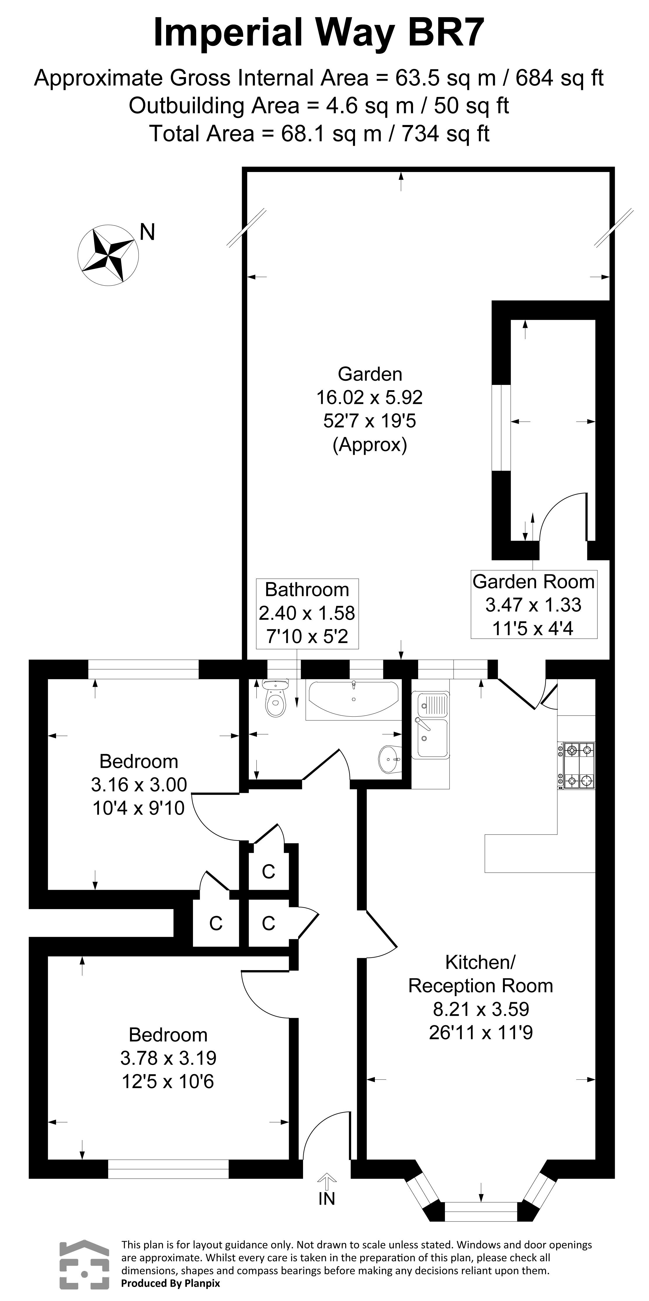 25, Imperial Way, Kent floorplan