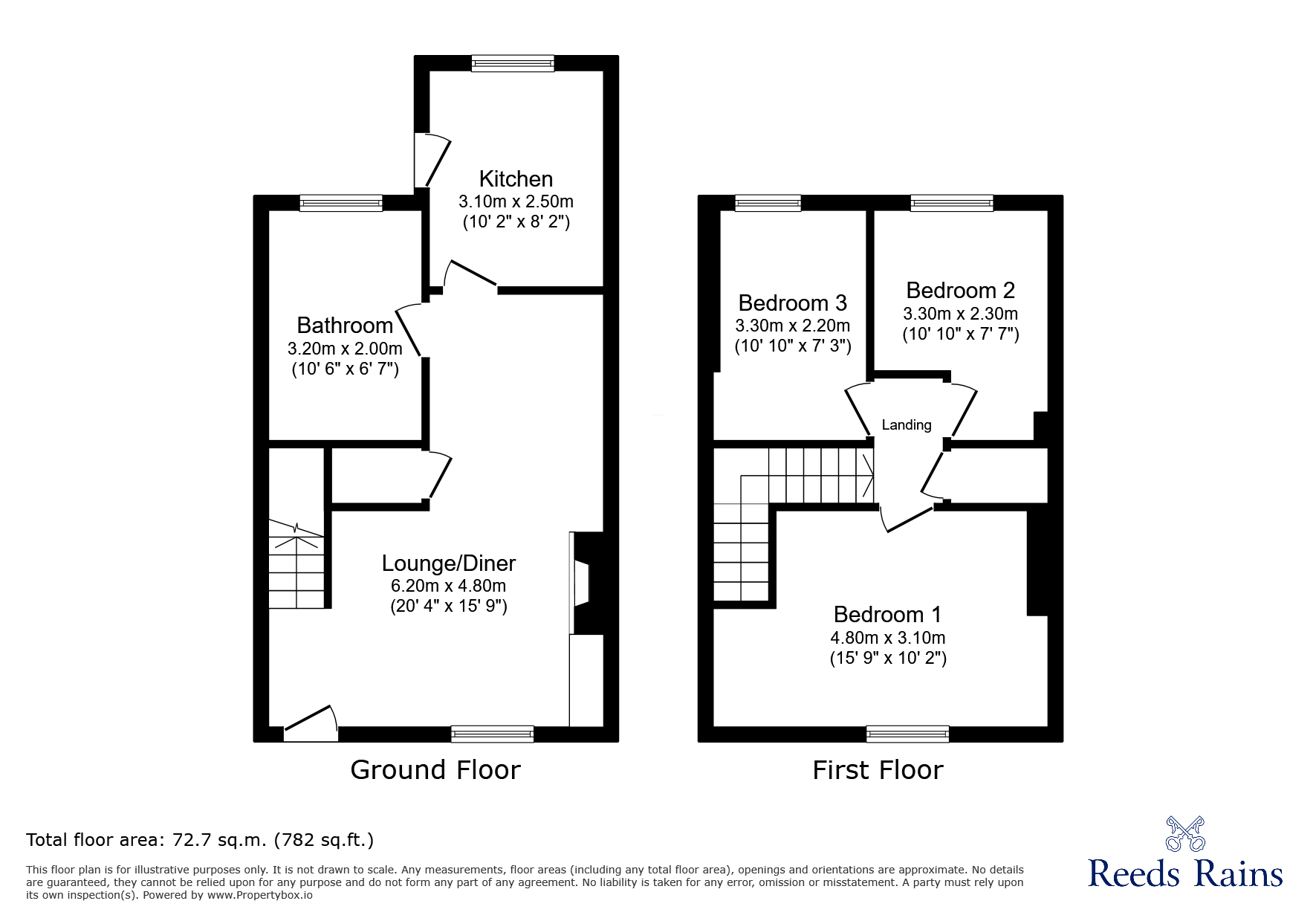 40, Fines Road, Consett floorplan