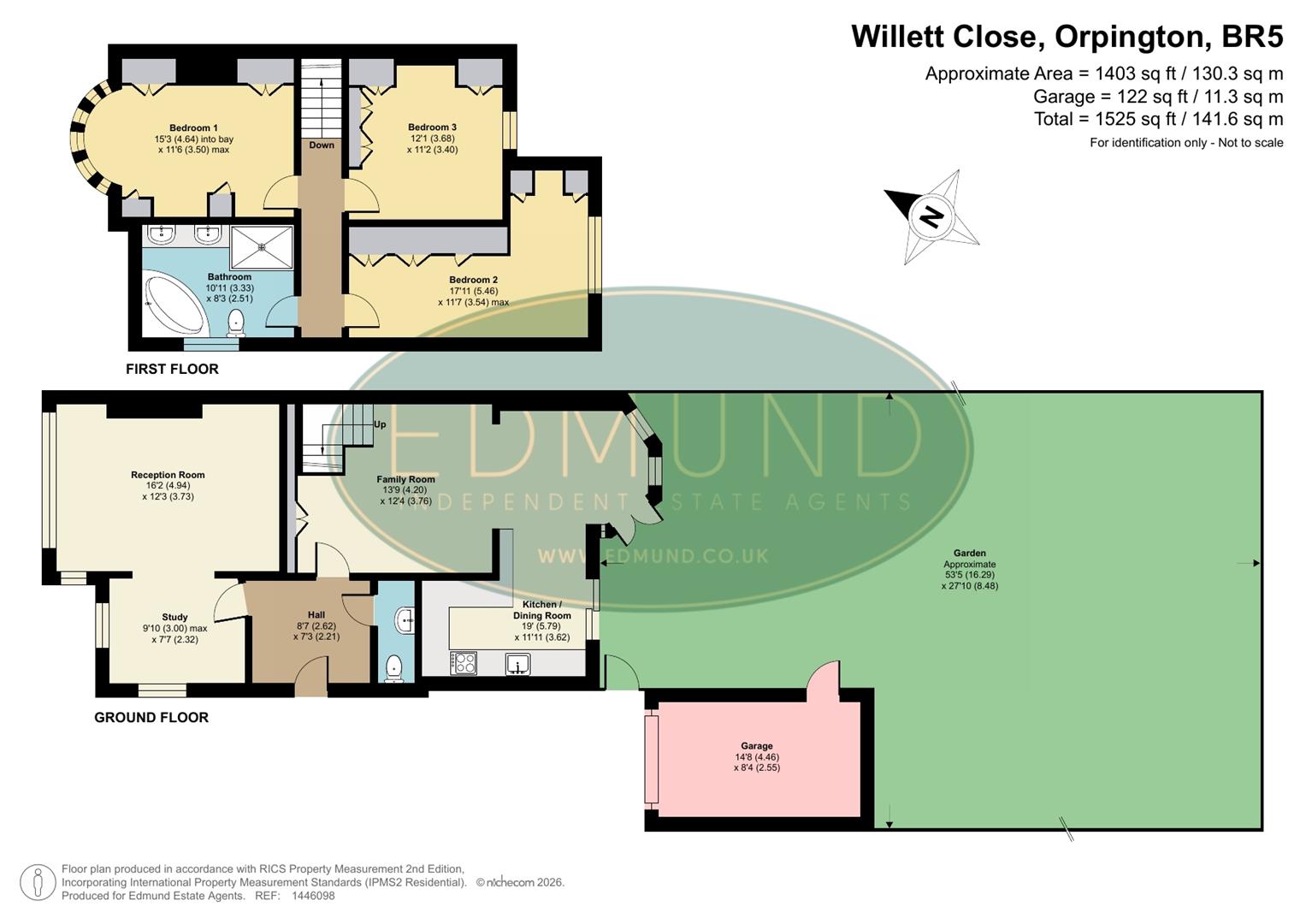 17, Willett Close, Petts Wood floorplan