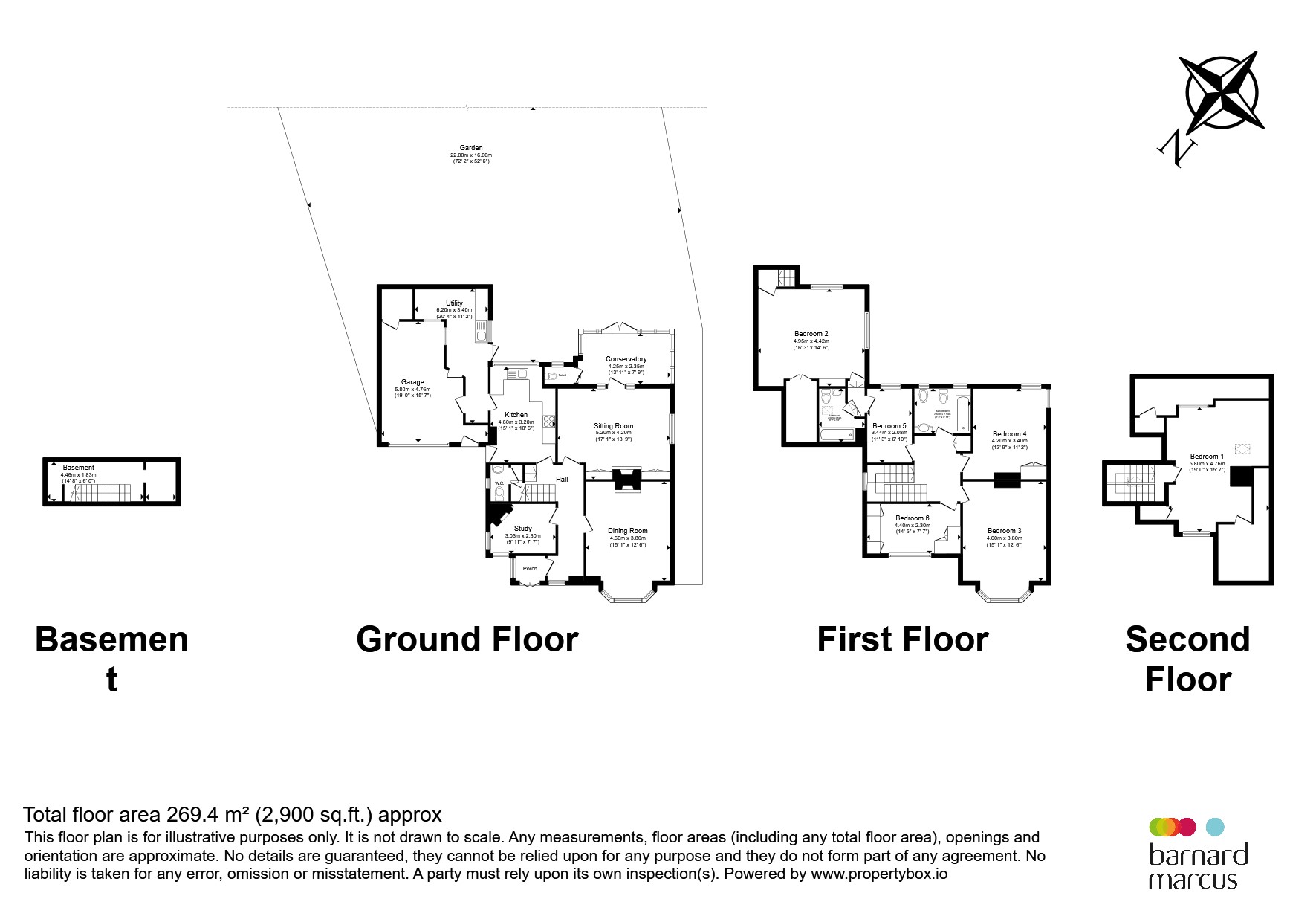 19, Woodcote Valley Road, Purley floorplan