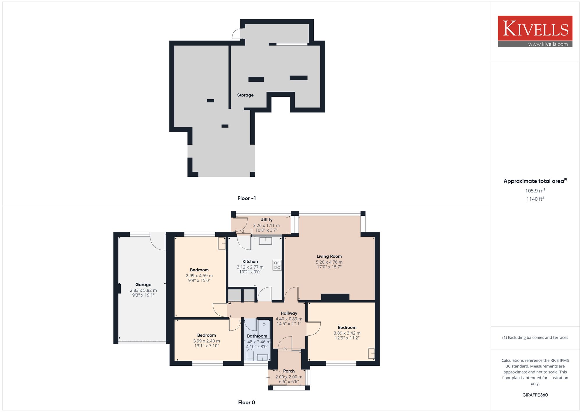 22 Amanda Way, Liskeard floorplan