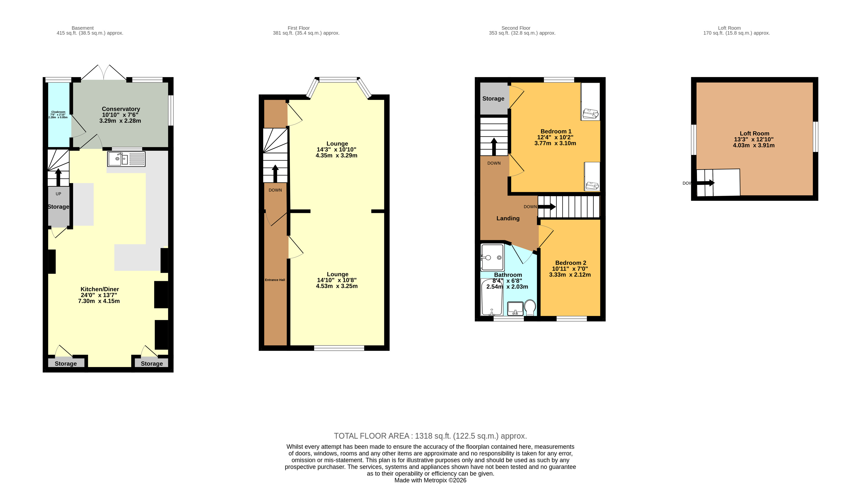 8, Dorset Street, Shrewsbury floorplan