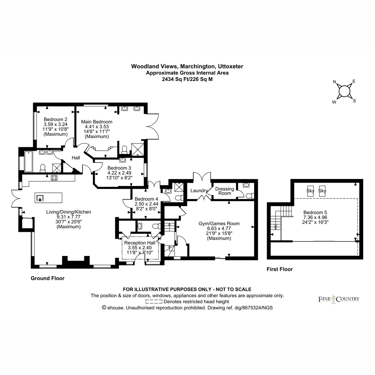 2, Woodland Views, Uttoxeter floorplan
