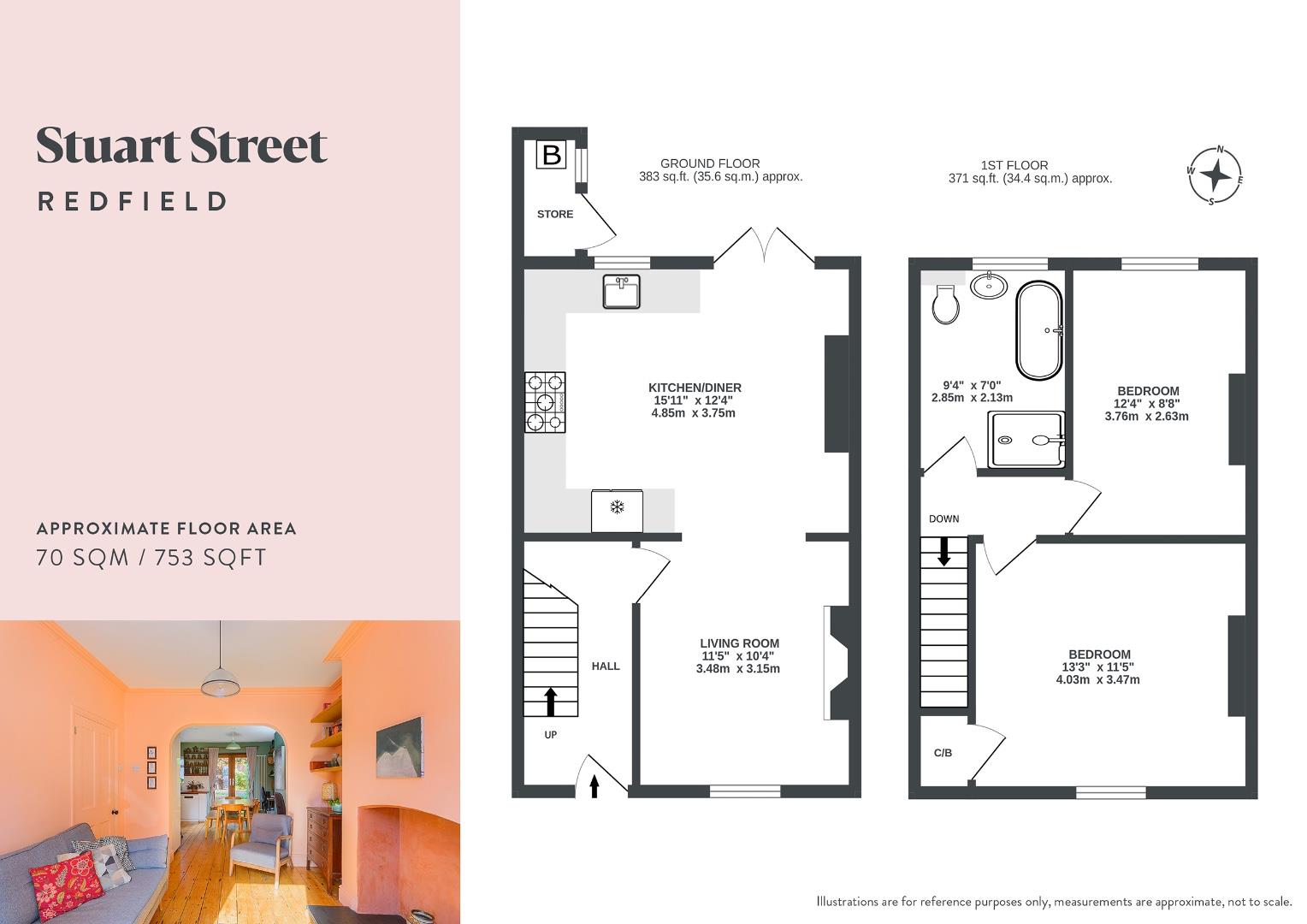 Stuart Street, Bristol floorplan