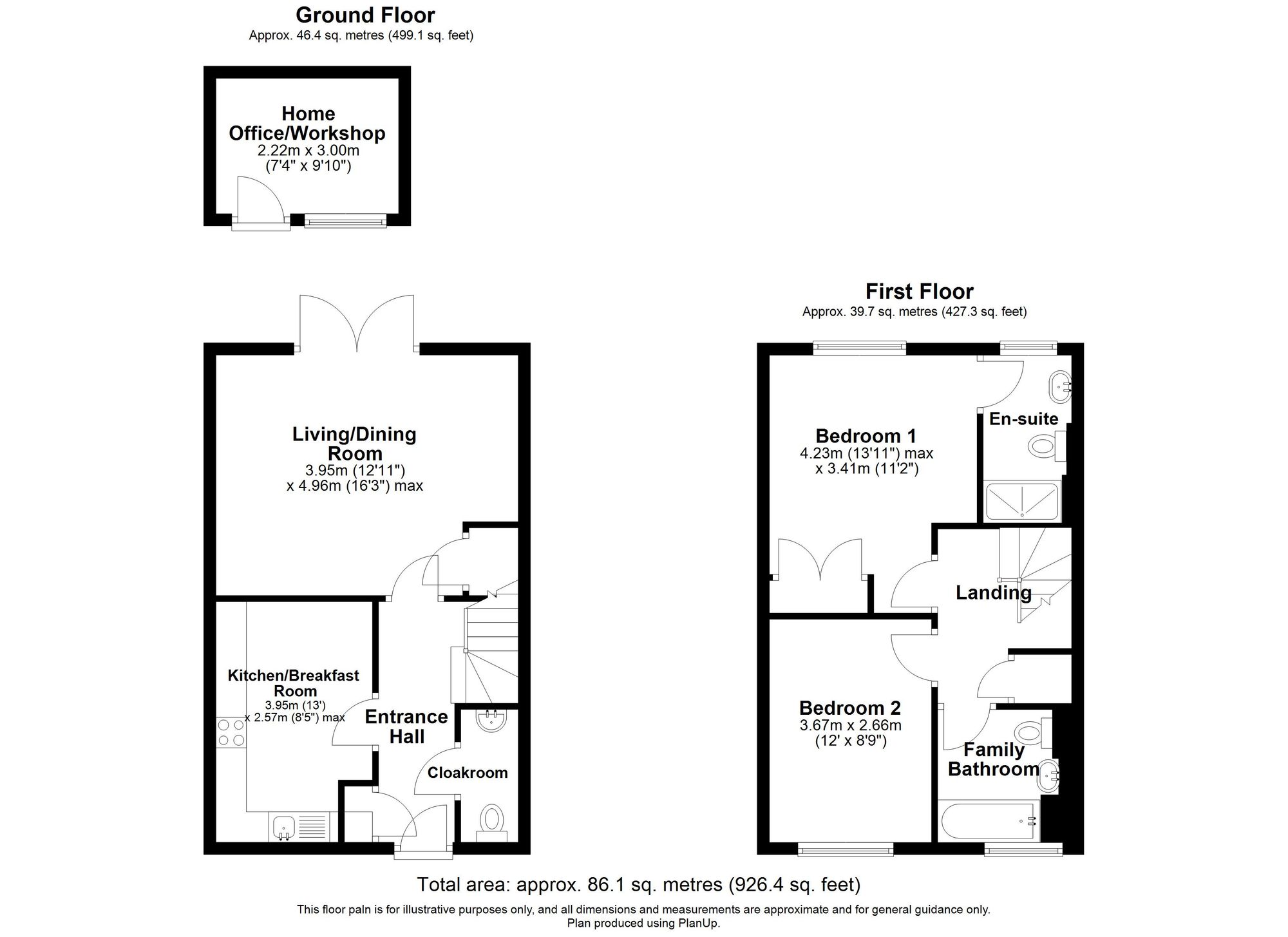 3 Clover Close, Wantage floorplan