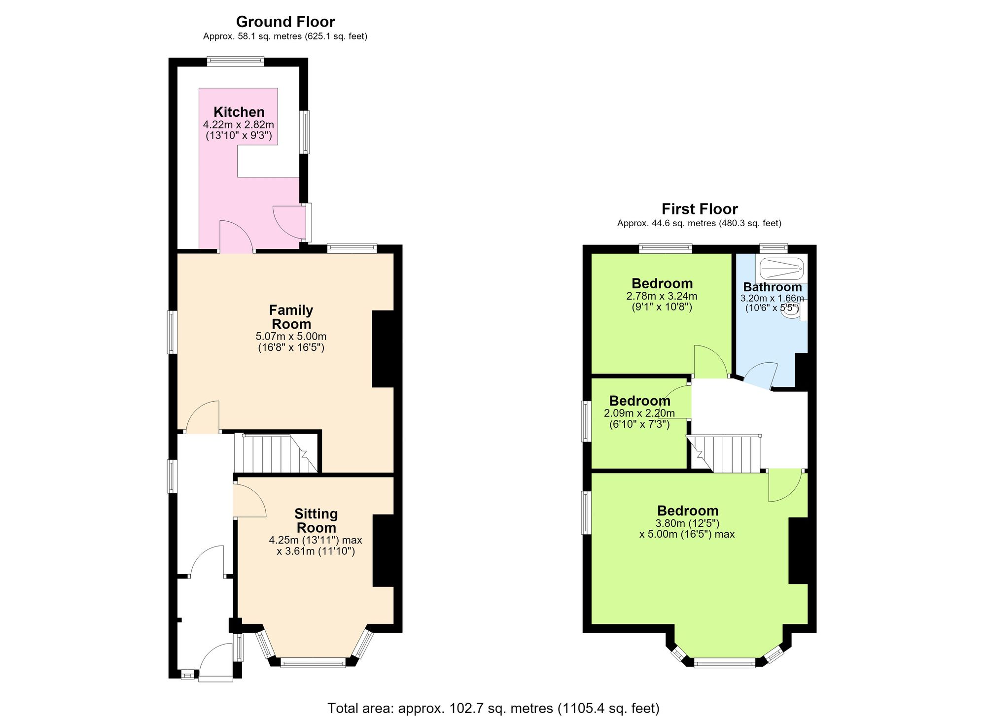 21 Schofield Lane, Manchester floorplan