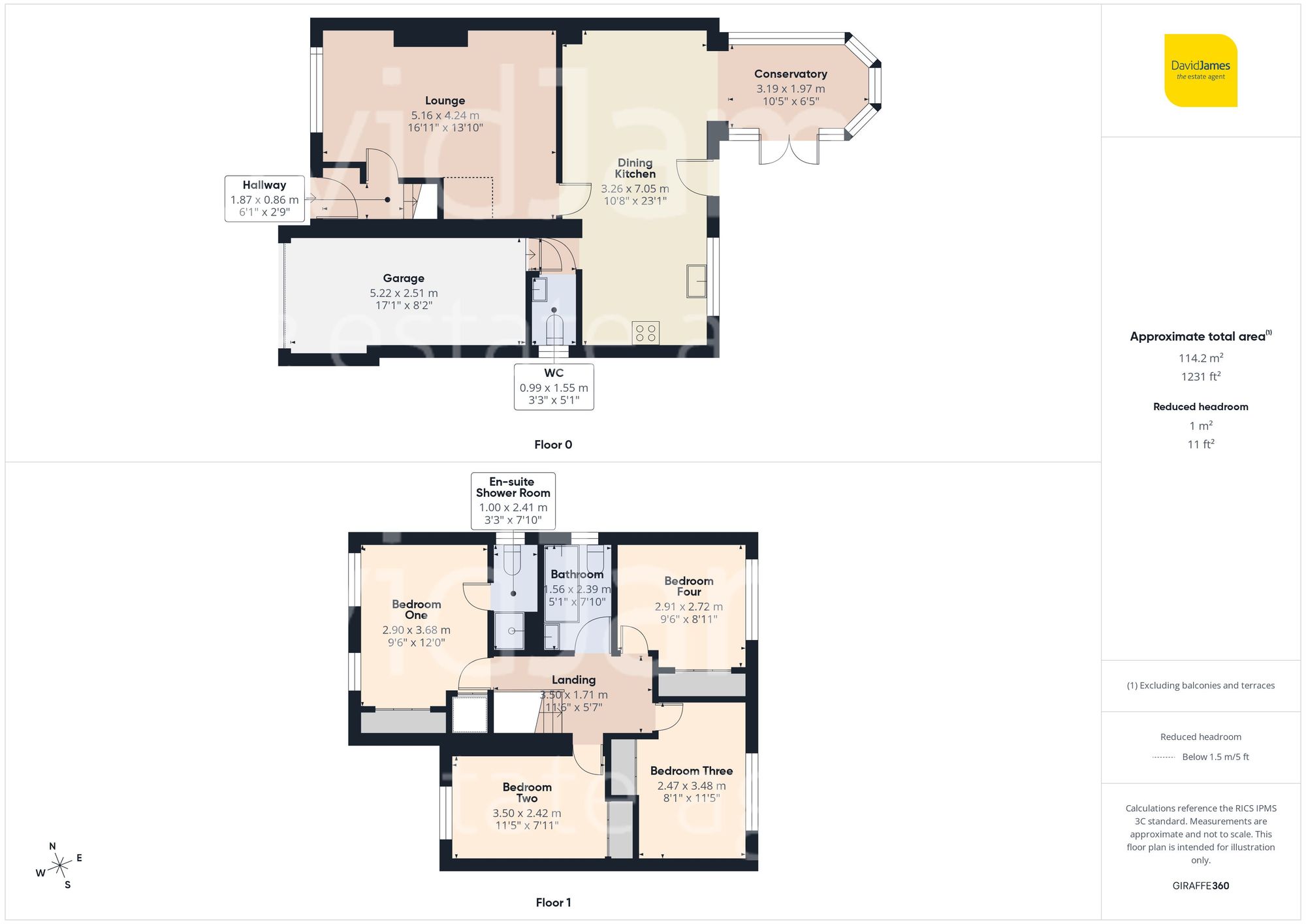 7 Fairways Drive, Nottingham floorplan