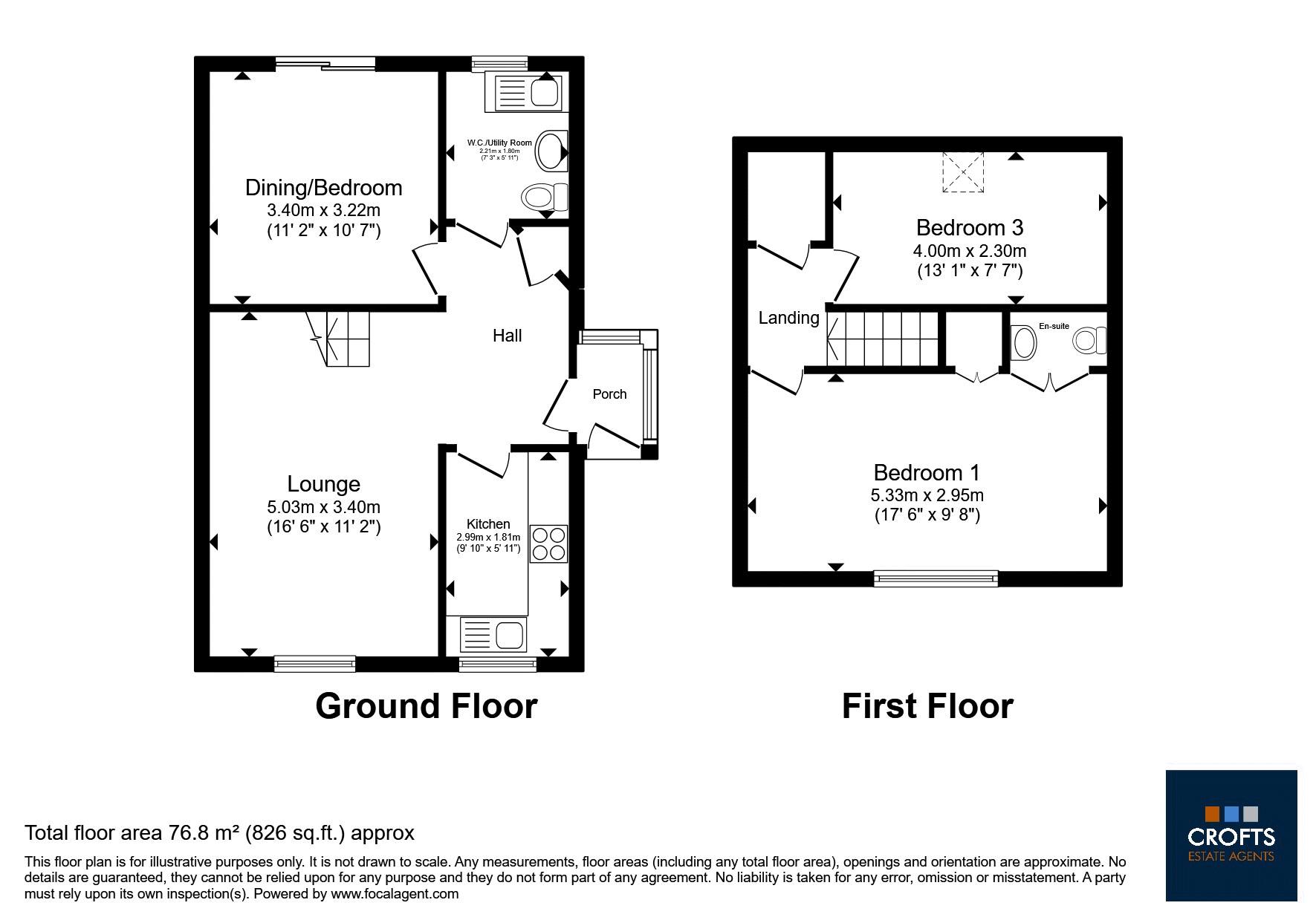 5, Meadow View, Cleethorpes floorplan