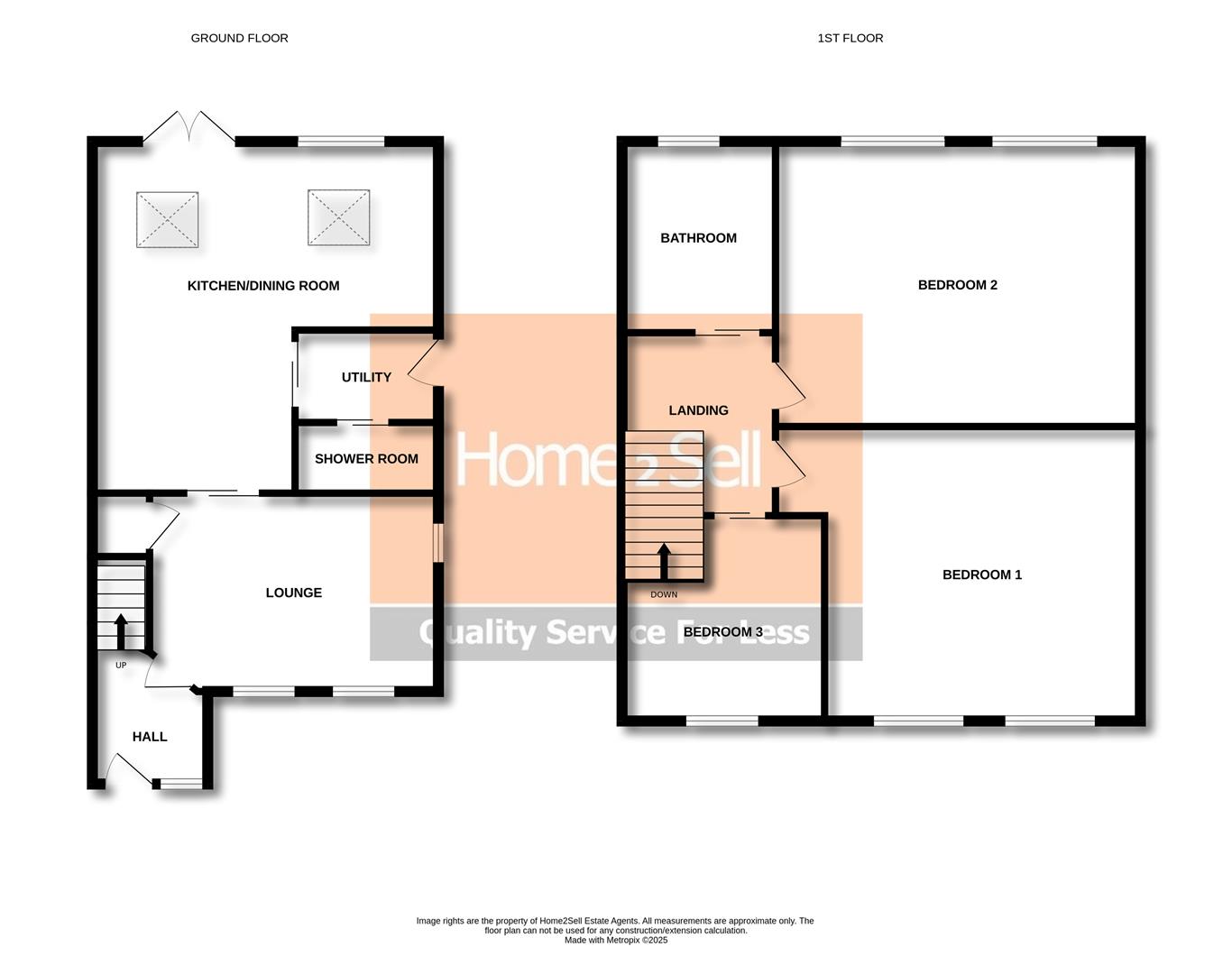8, Horsley Crescent, Belper floorplan