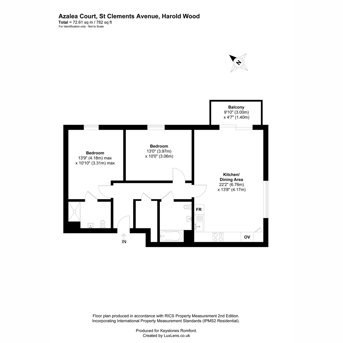7 Azalea Lodge, St Clements Avenue, Harold Wood floorplan