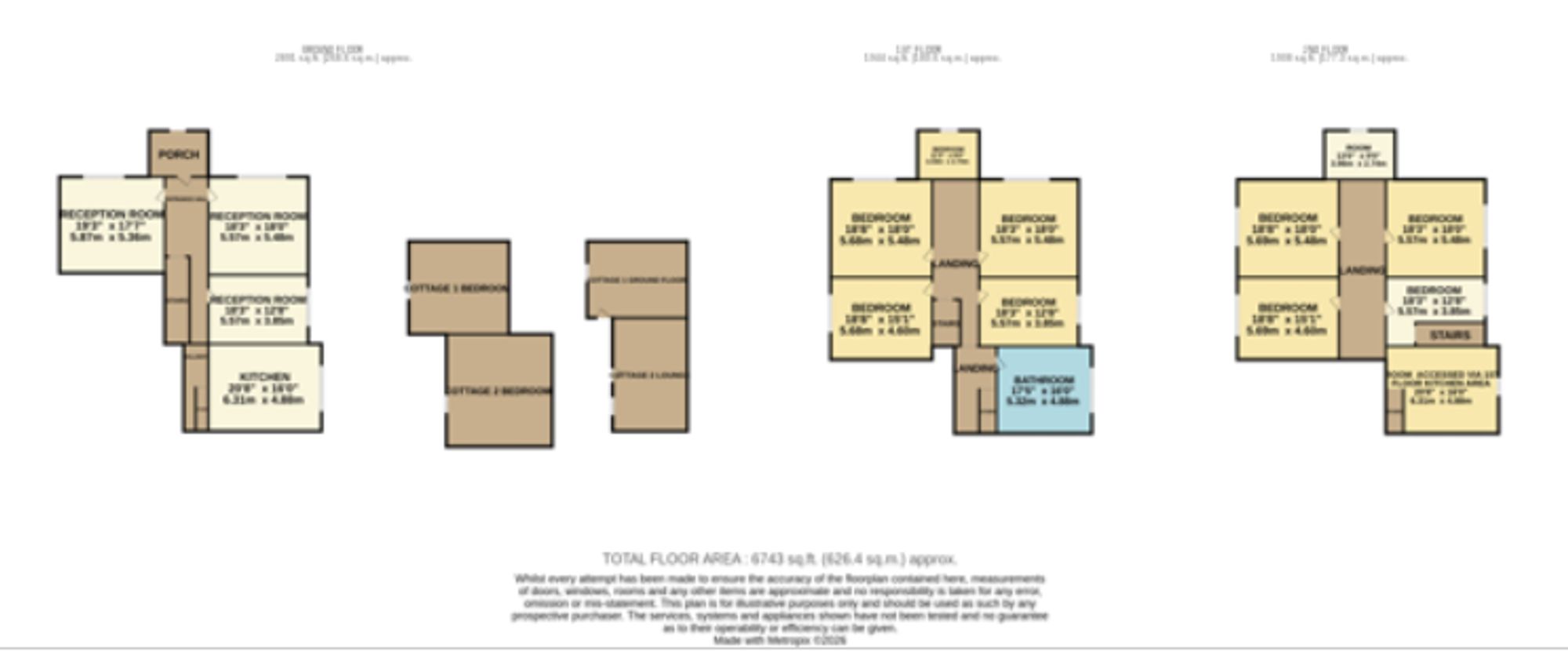 Cherry Tree House Dam Top, Rossendale floorplan