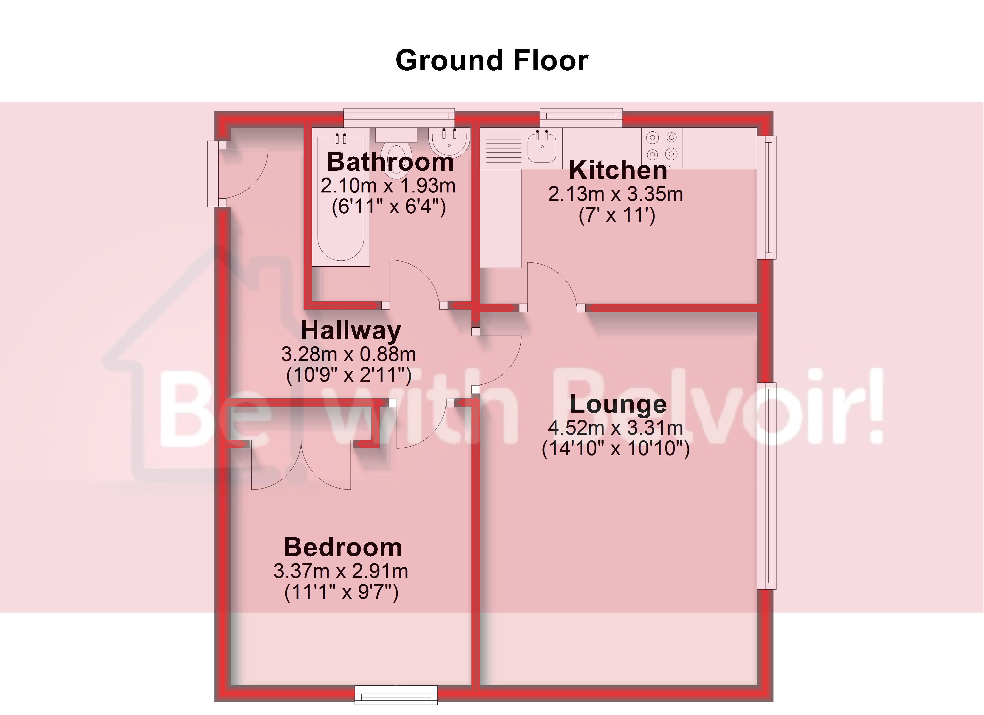 1 Bedrooms Flat to rent in Kingsway, Hove BN3