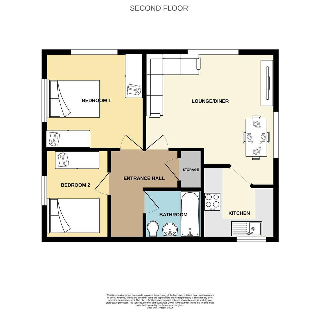 201, Forest Glade, Basildon floorplan