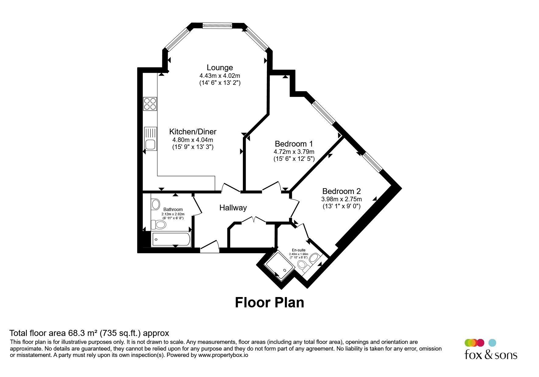 32, Luscombe Avenue, Hailsham floorplan