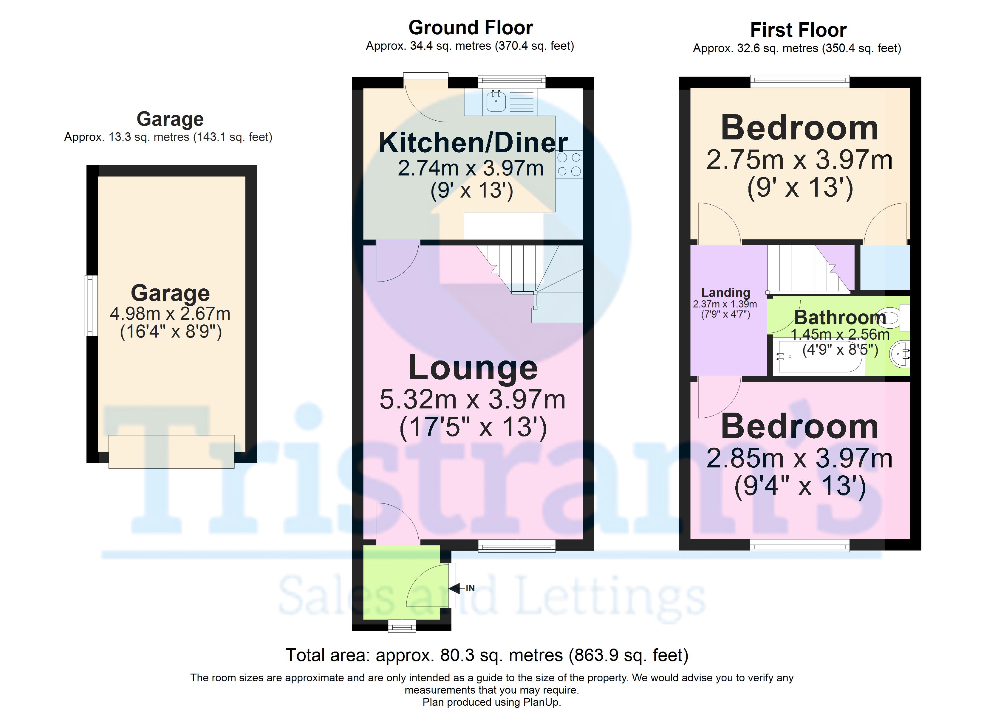 37, Latimer Drive, Nottingham floorplan