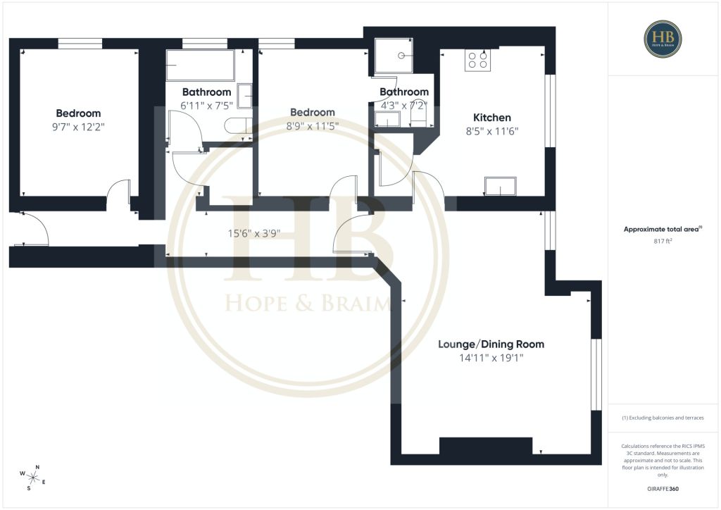 25, High Street floorplan