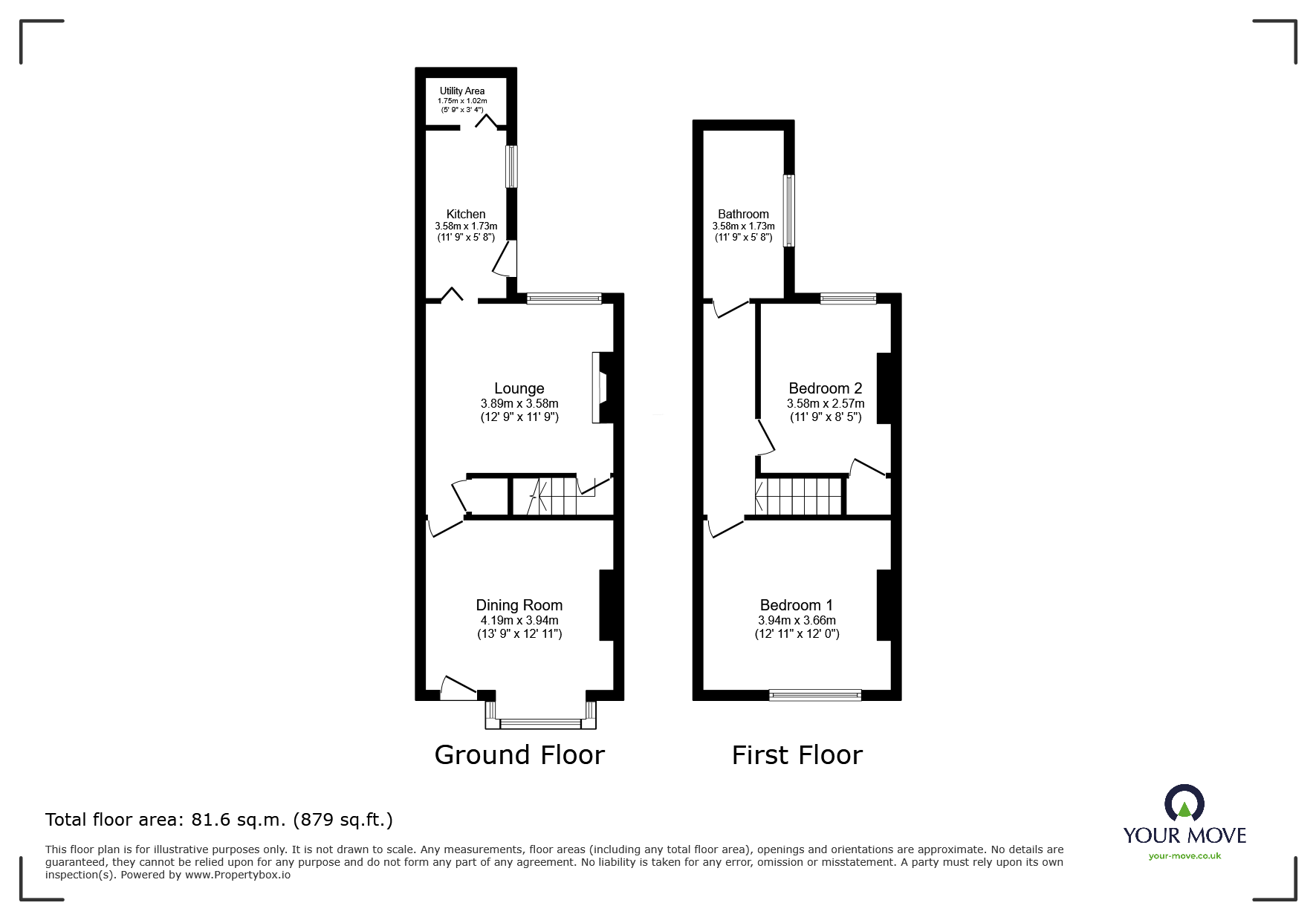 22, High Street, Swadlincote floorplan