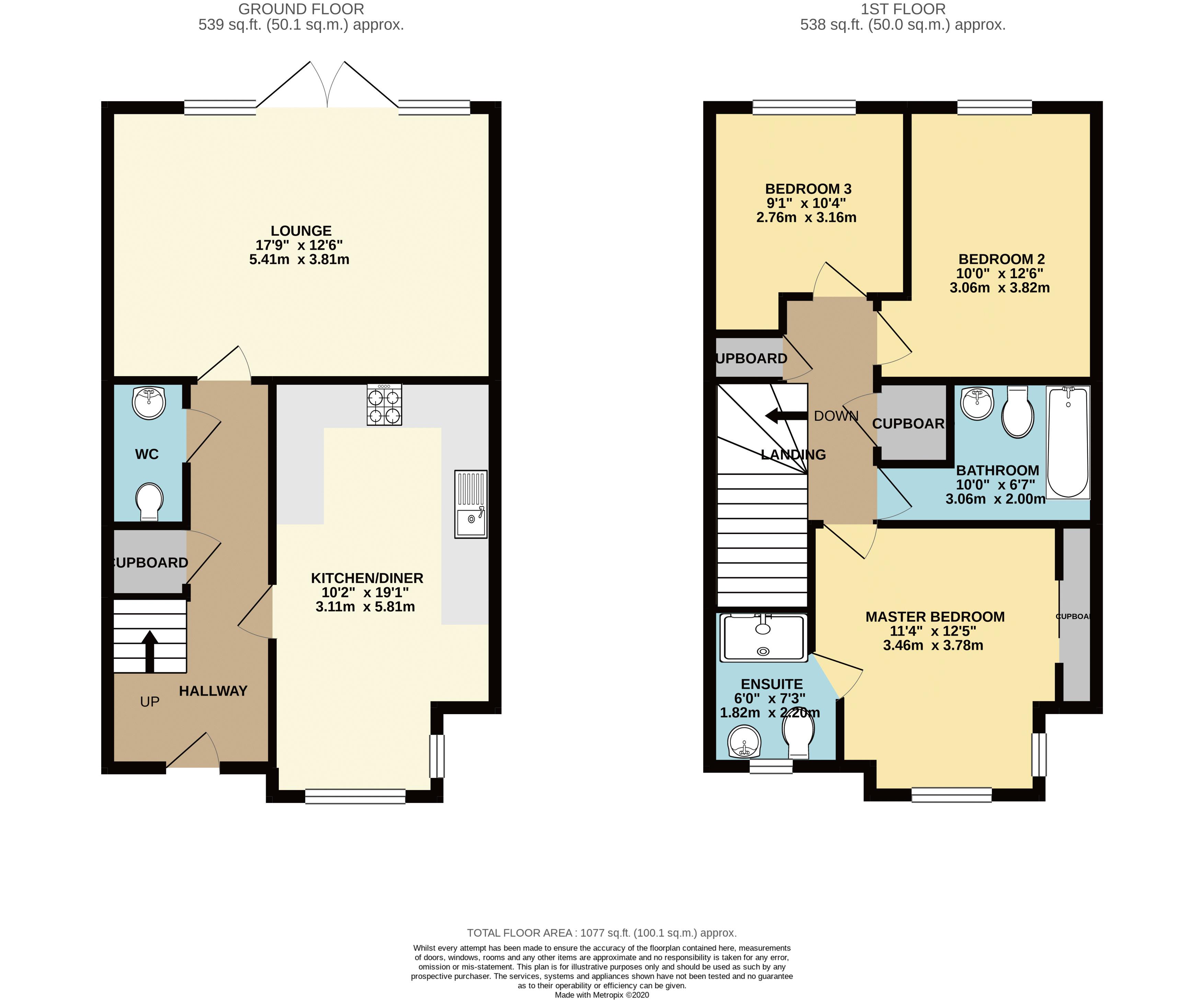 3, Felstar Walk, Buckinghamshire floorplan
