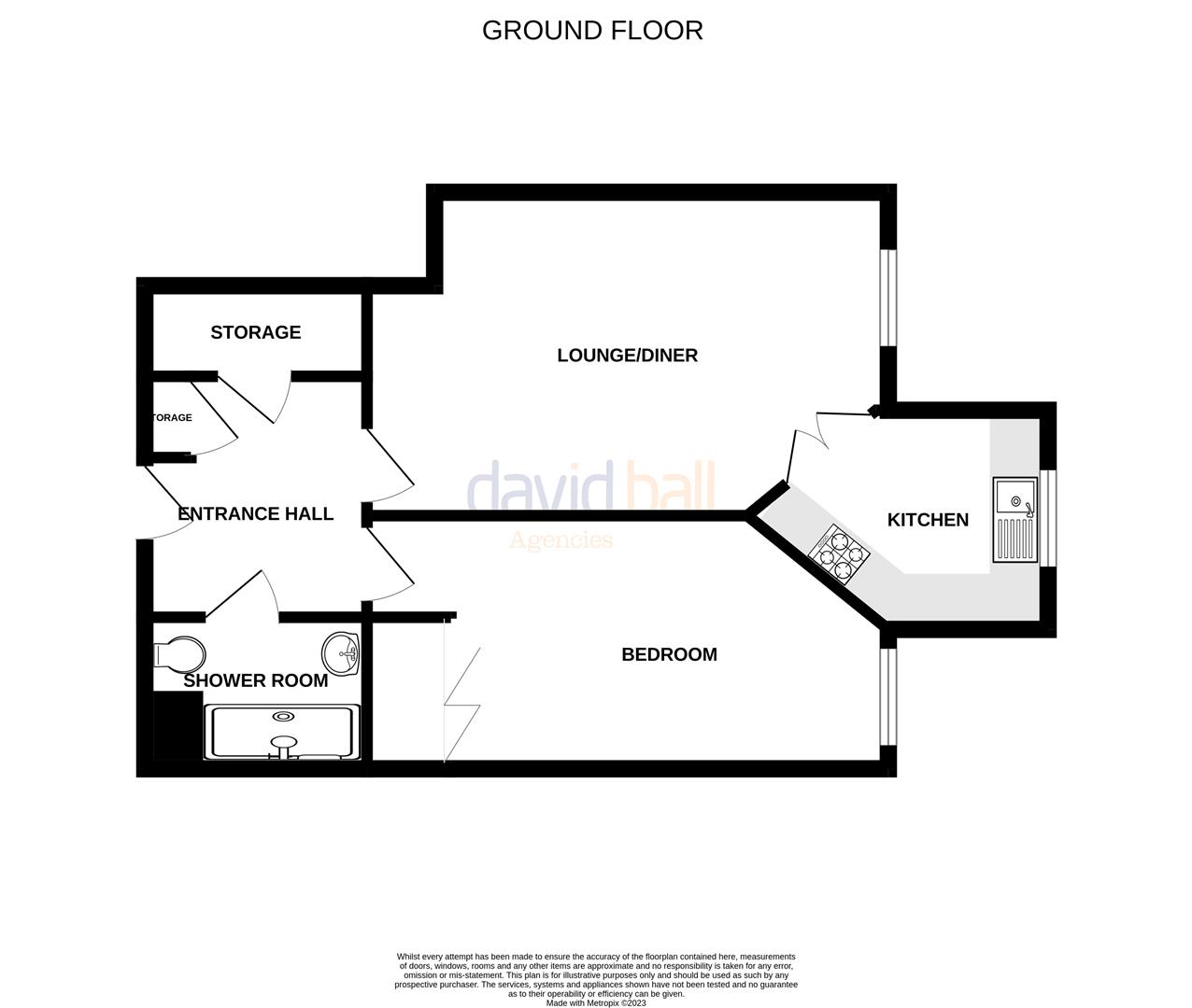 Windsor Court, Mount Wise, Newquay TR7, 1 bedroom flat for sale