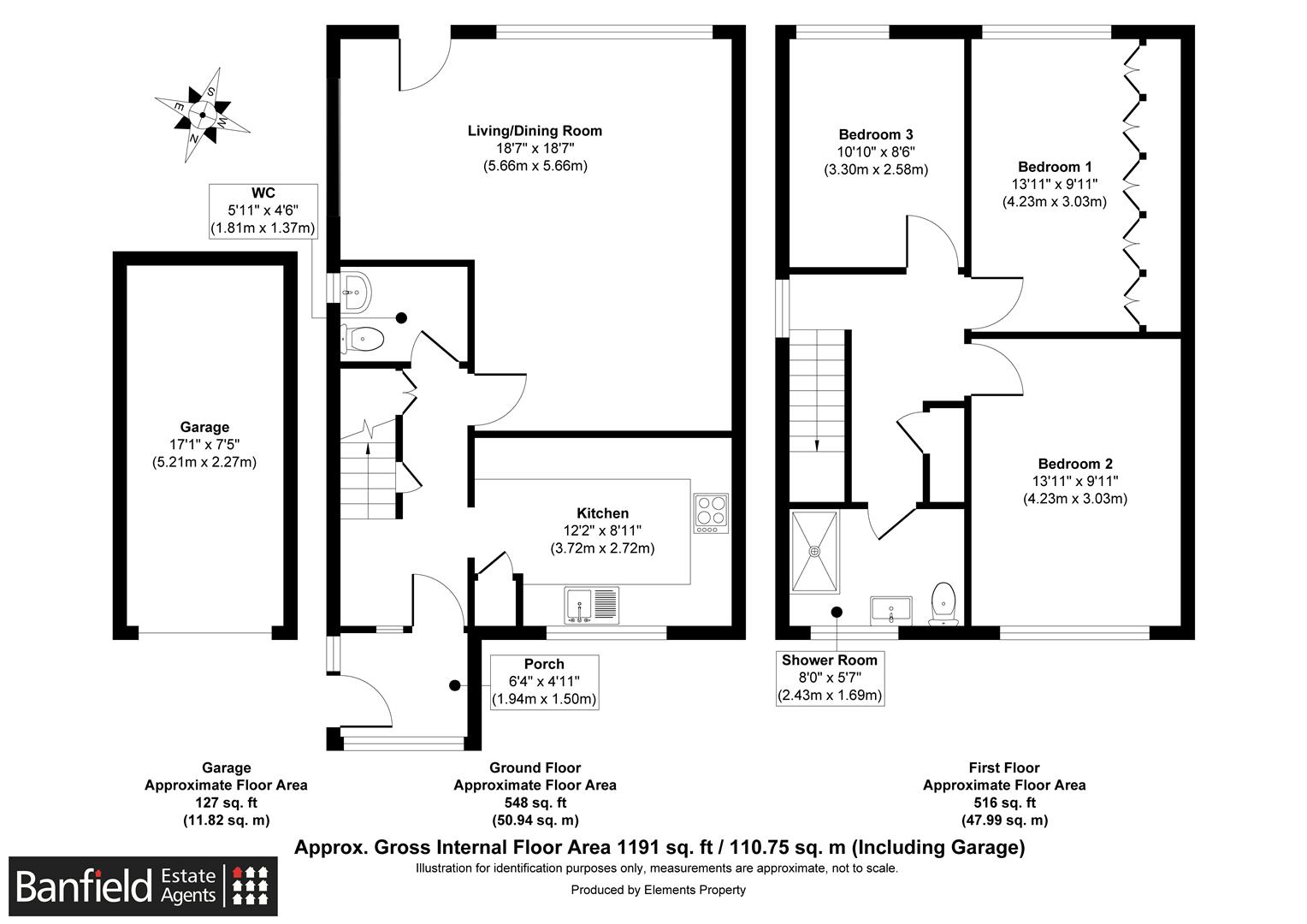 Wychwood, Western Road, Crowborough floorplan