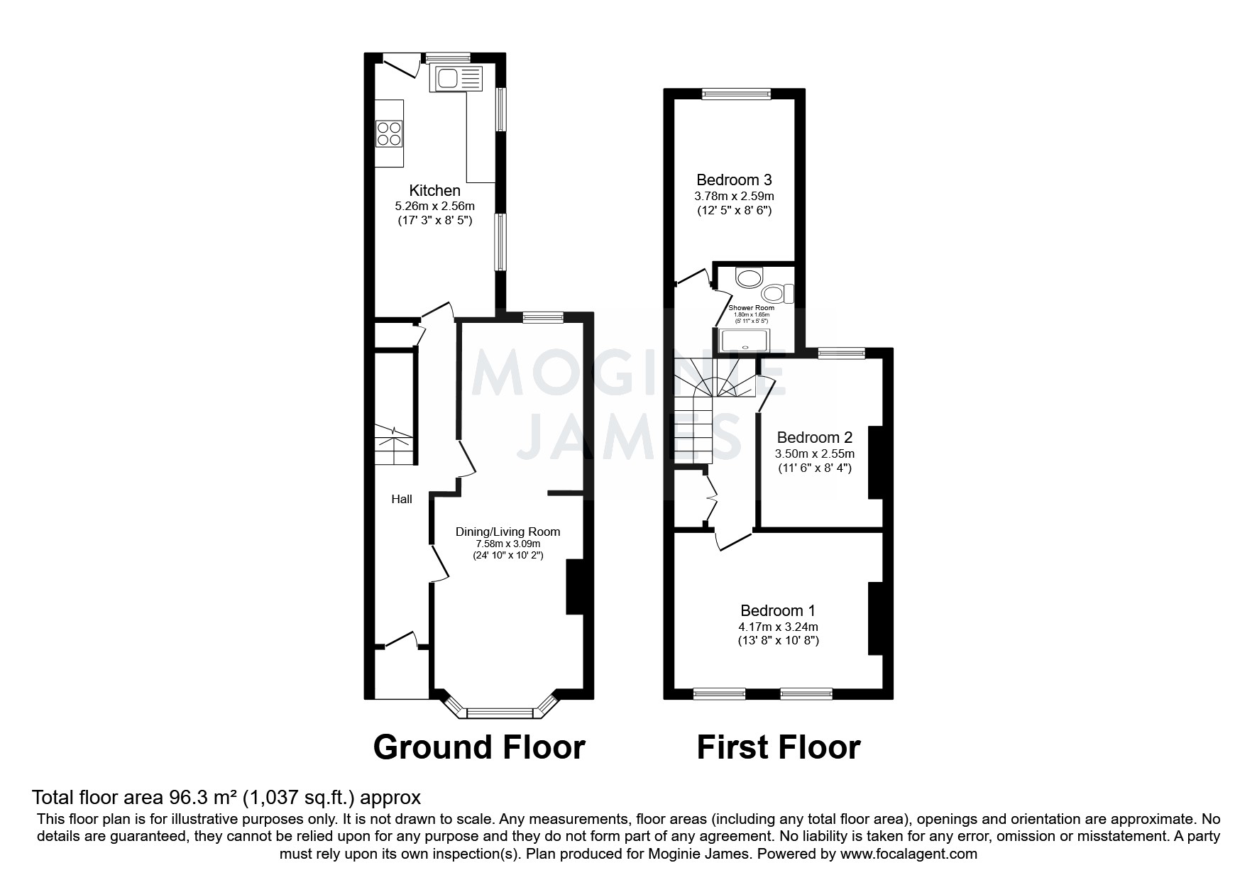 Angus Street, Cardiff floorplan