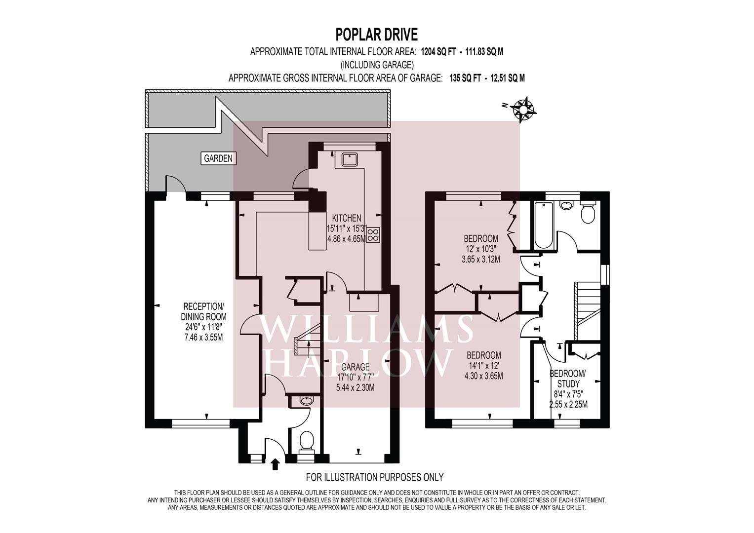3, Poplar Drive, Banstead floorplan