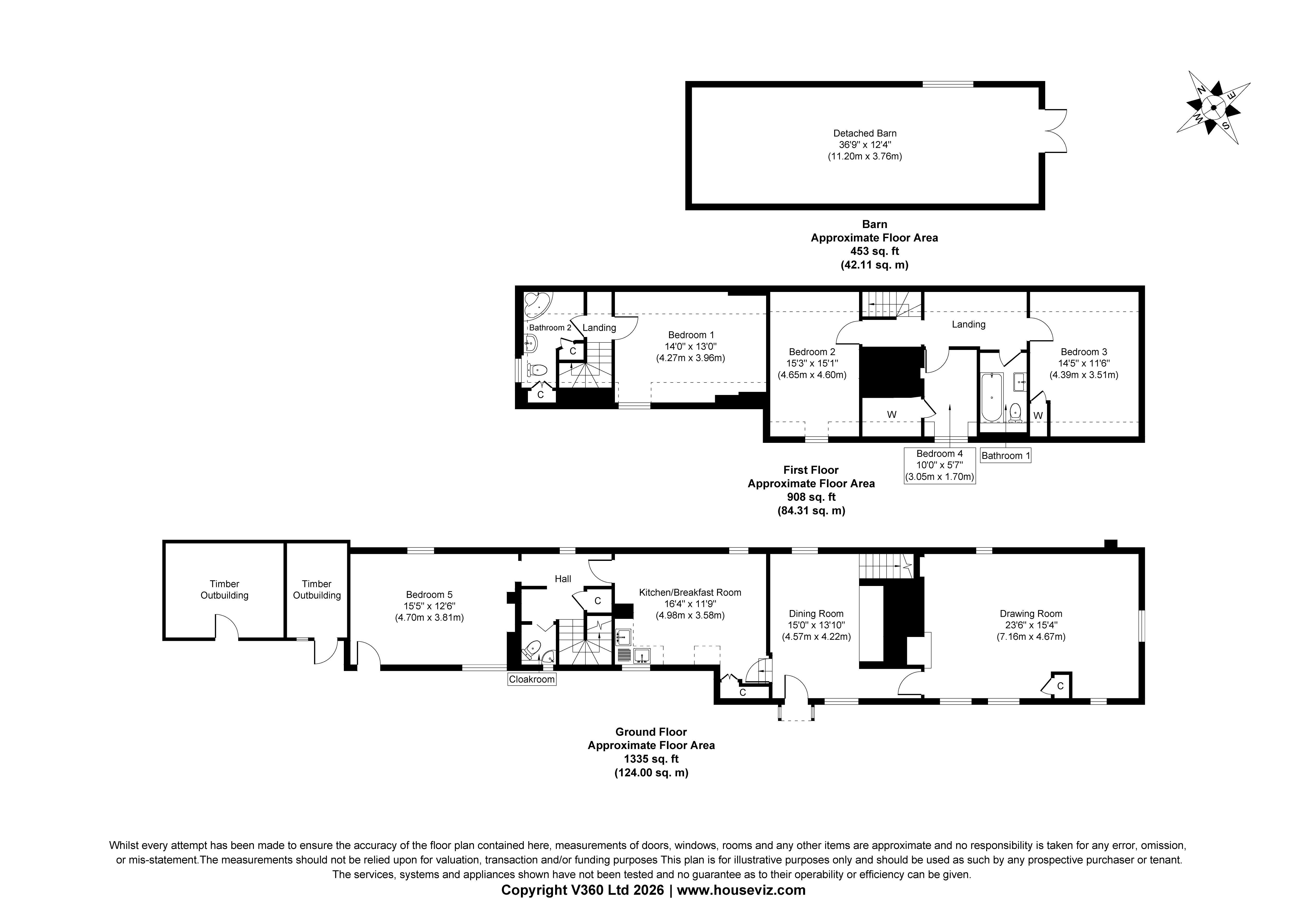 The Thatches, 101, North Street, Cambridge floorplan