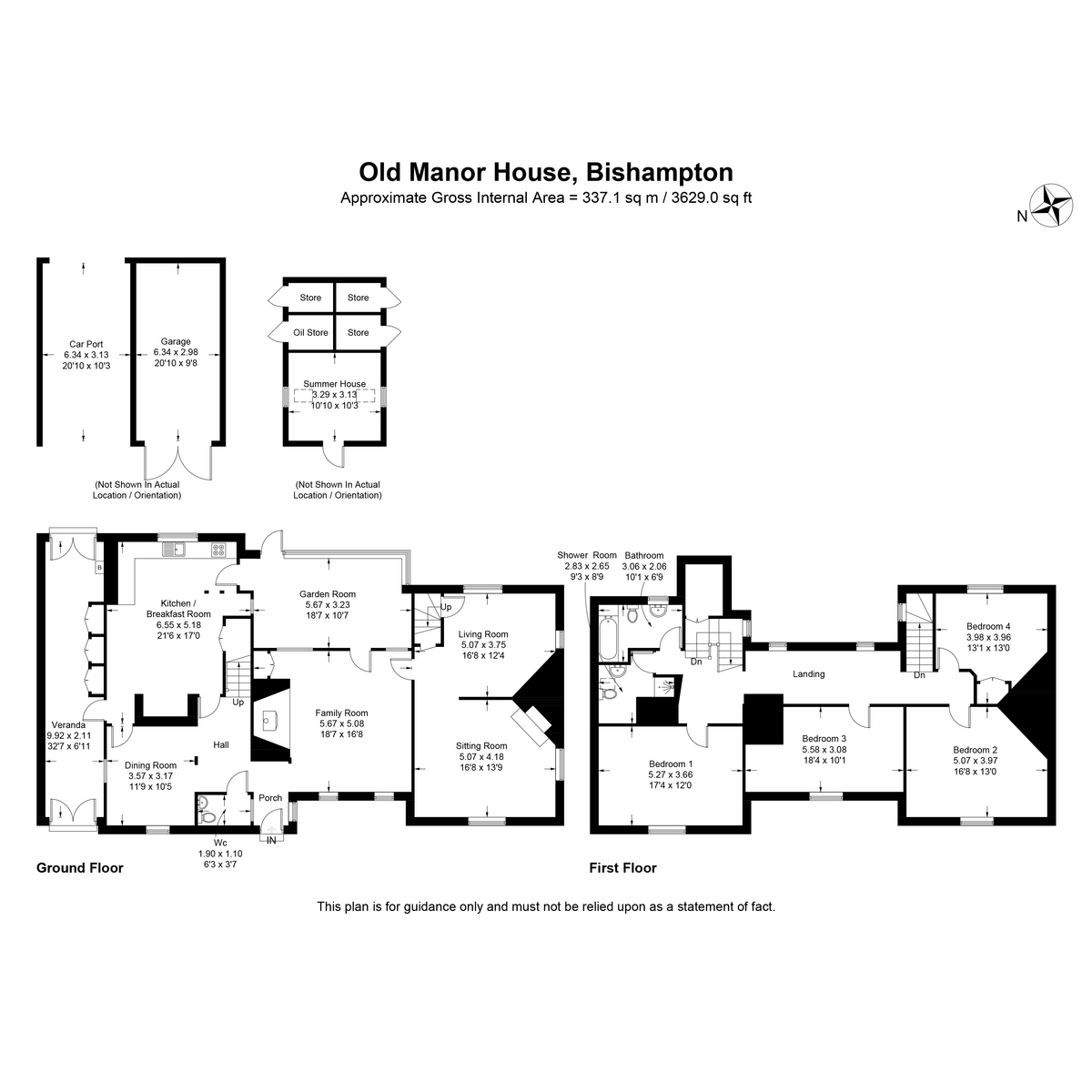 Old Manor House, Main Street, Pershore floorplan
