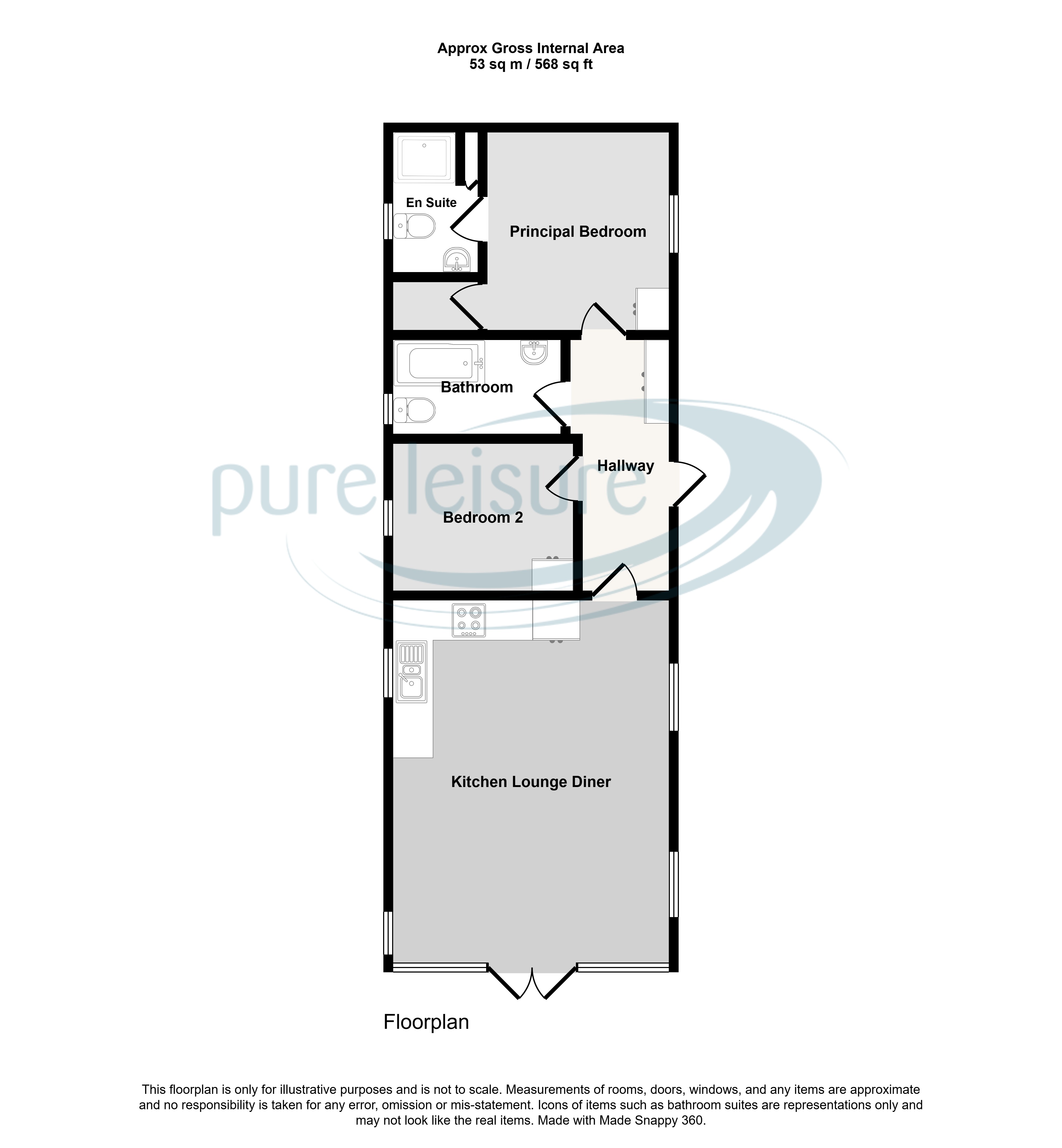 Private Sale - 8a Arnside, South Lakeland Leisure Village, Carnforth floorplan