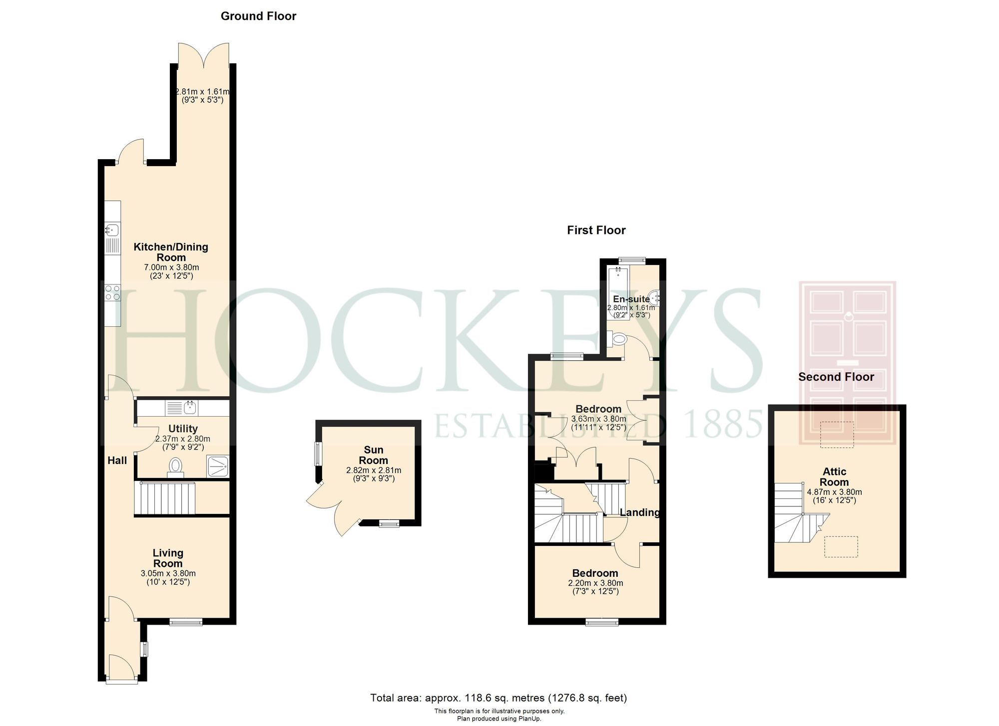 33 Silver Street, Cambridge floorplan
