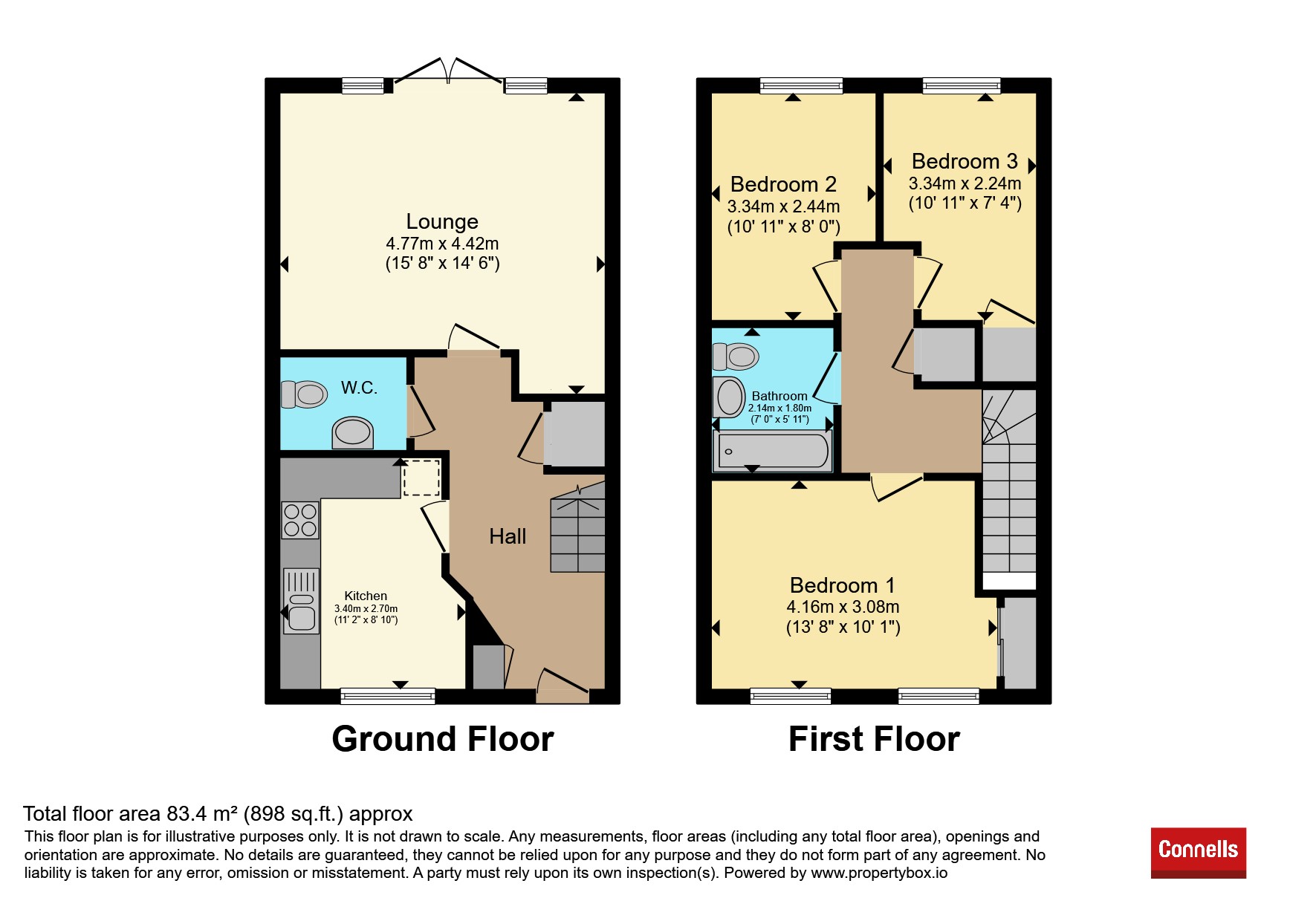 16, Stephens Place, Leamington Spa floorplan