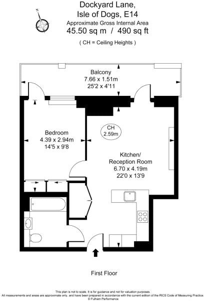 1 Bedrooms Flat to rent in Ostro Tower, Canary Wharf E14