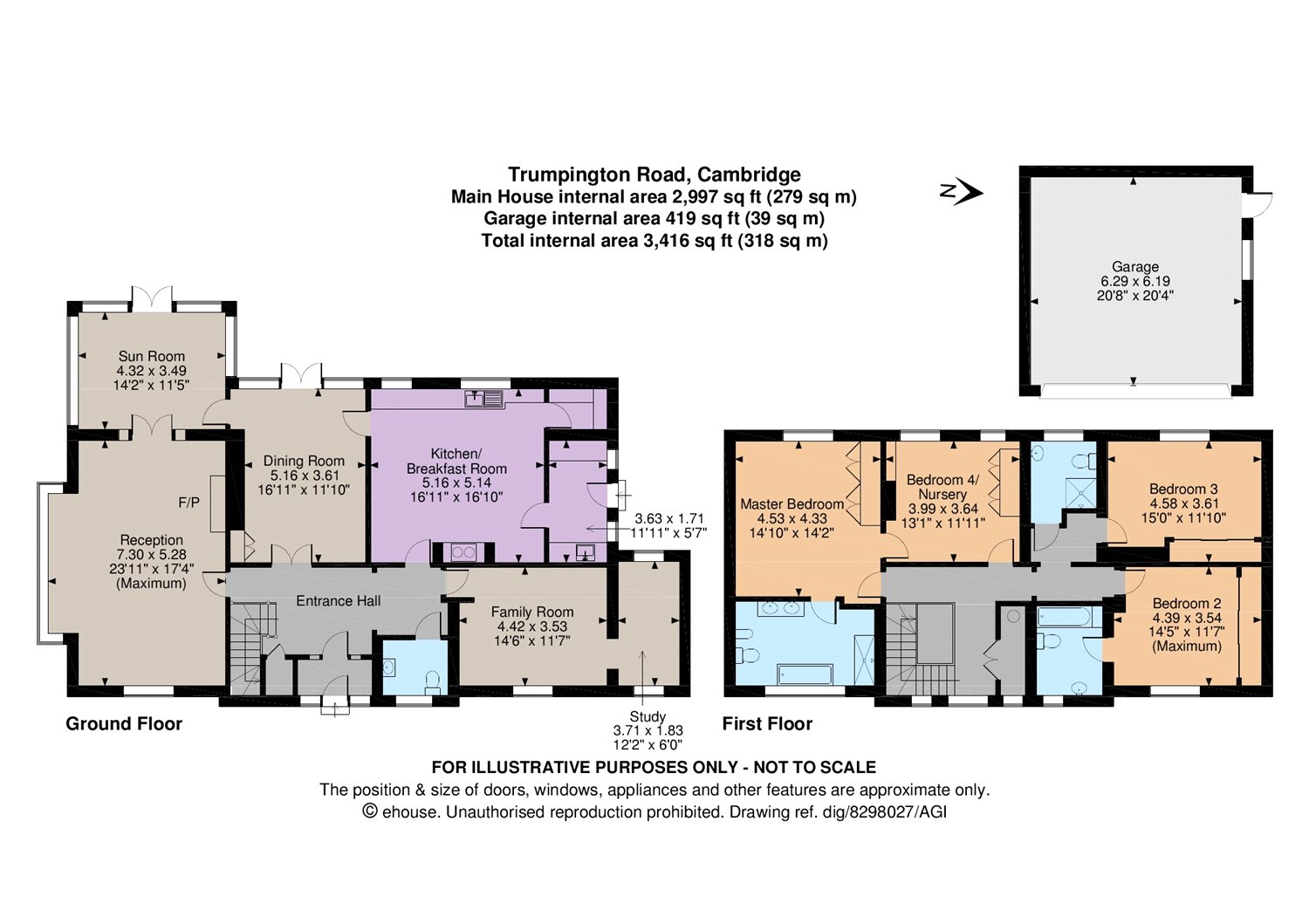 4 Bedrooms Detached house for sale in Trumpington Road, Trumpington, Cambridge CB2