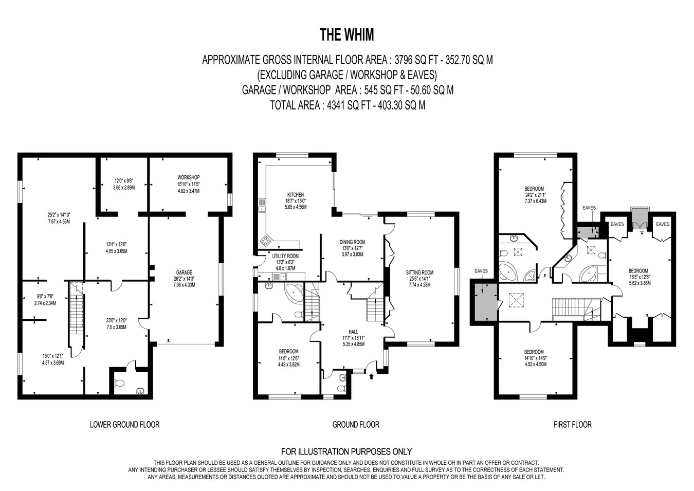 The Whim, Hamm Court, Weybridge floorplan